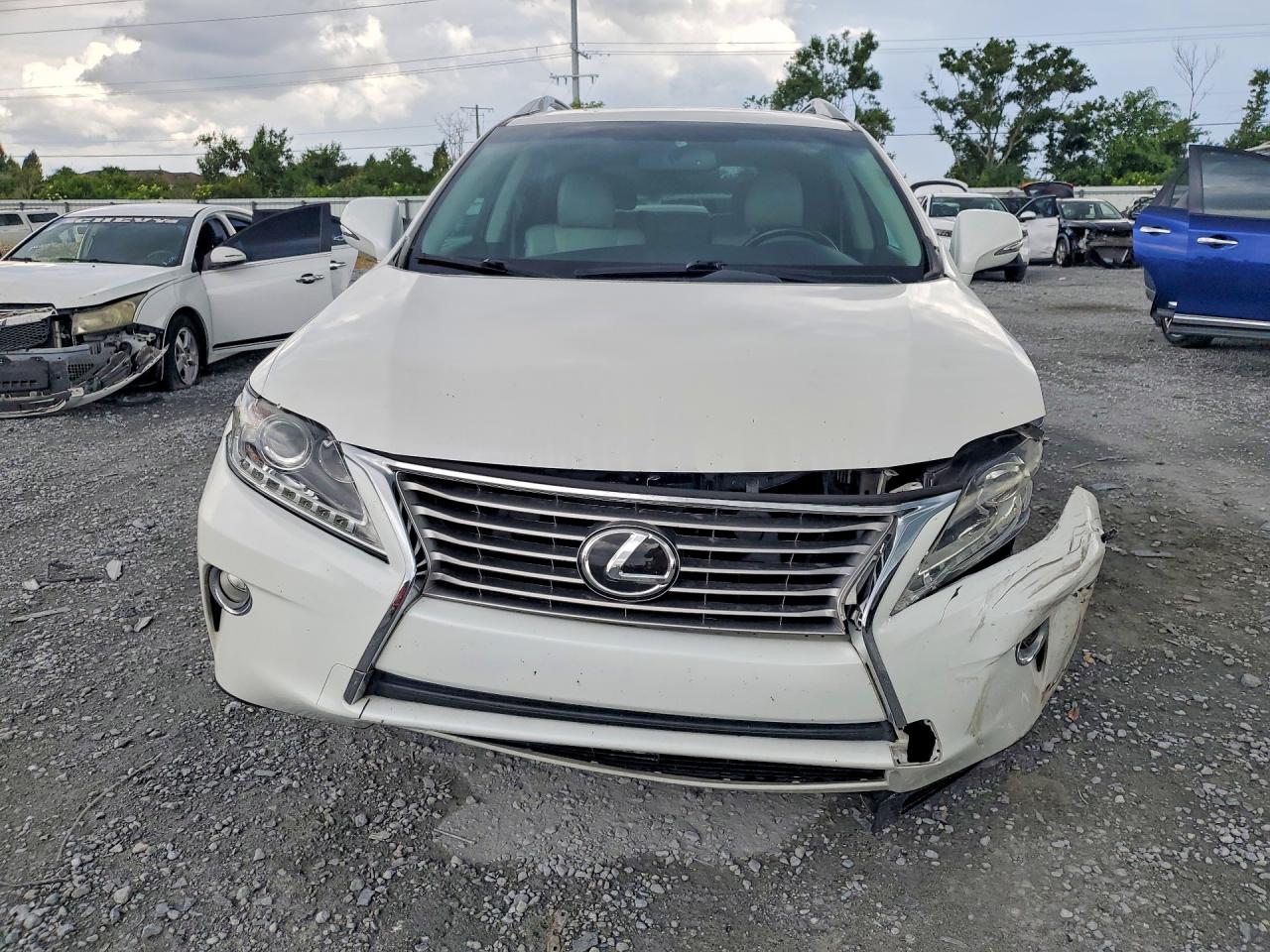 2013 Lexus Rx 350 Base White vin: 2T2BK1BAXDC210899