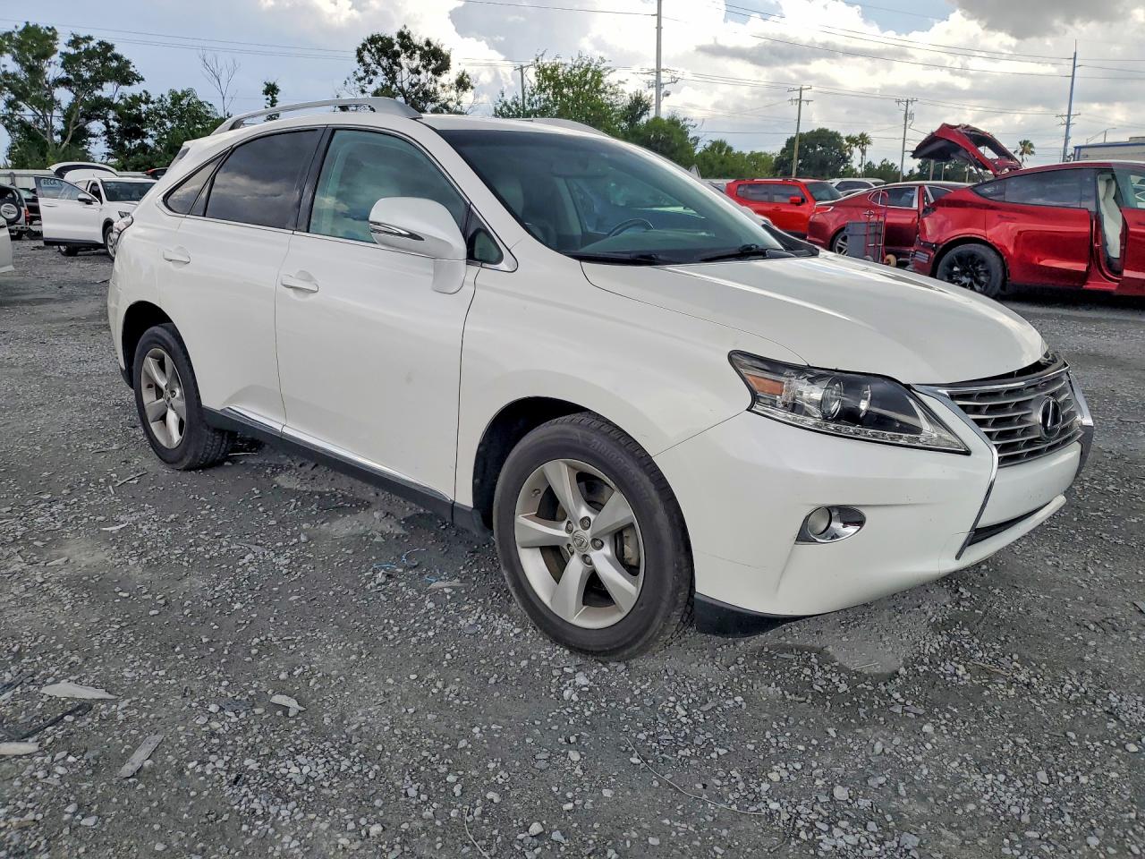 2013 Lexus Rx 350 Base White vin: 2T2BK1BAXDC210899