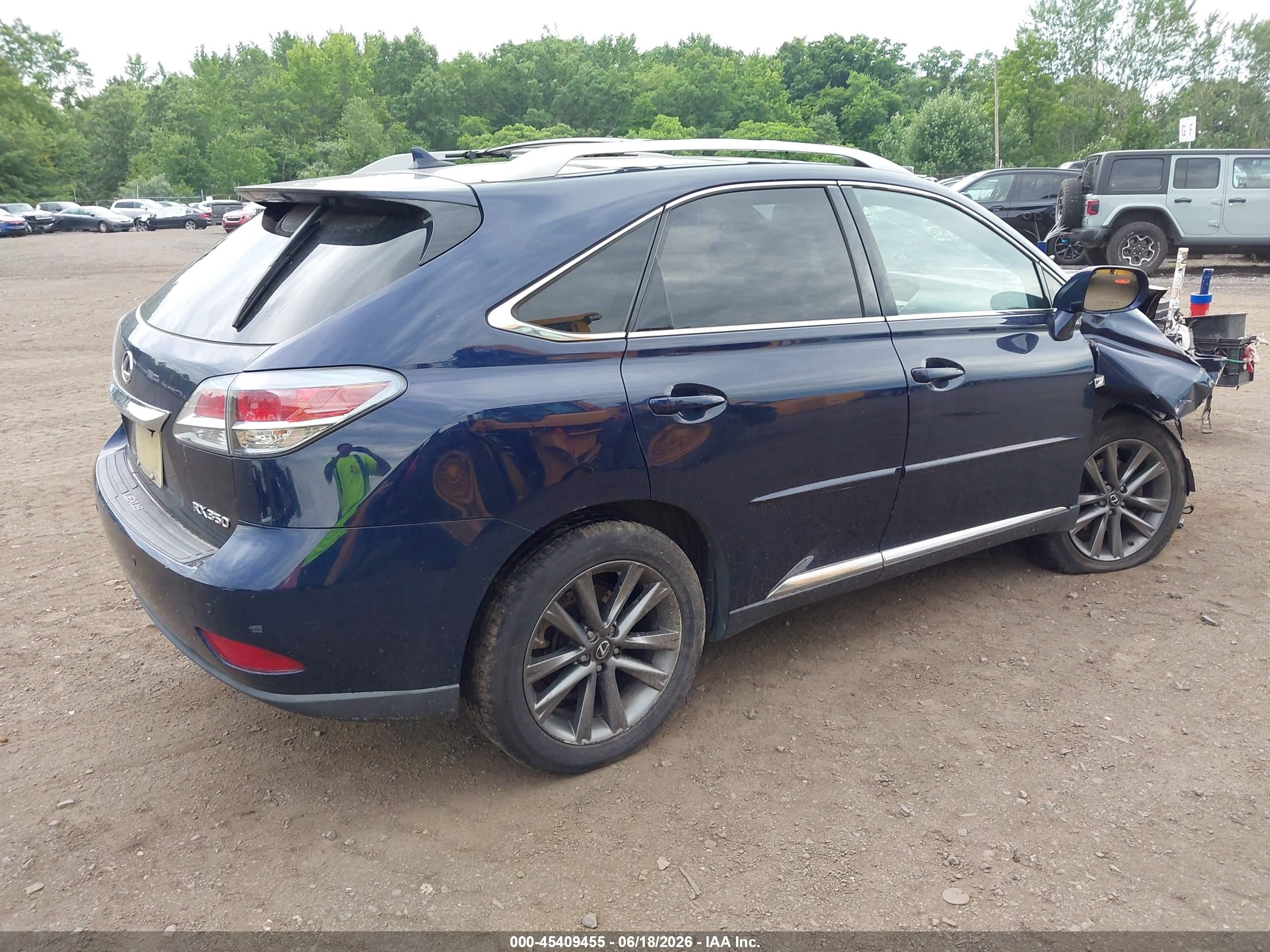 2013 Lexus Rx 350 F Sport Blue vin: 2T2BK1BAXDC214581