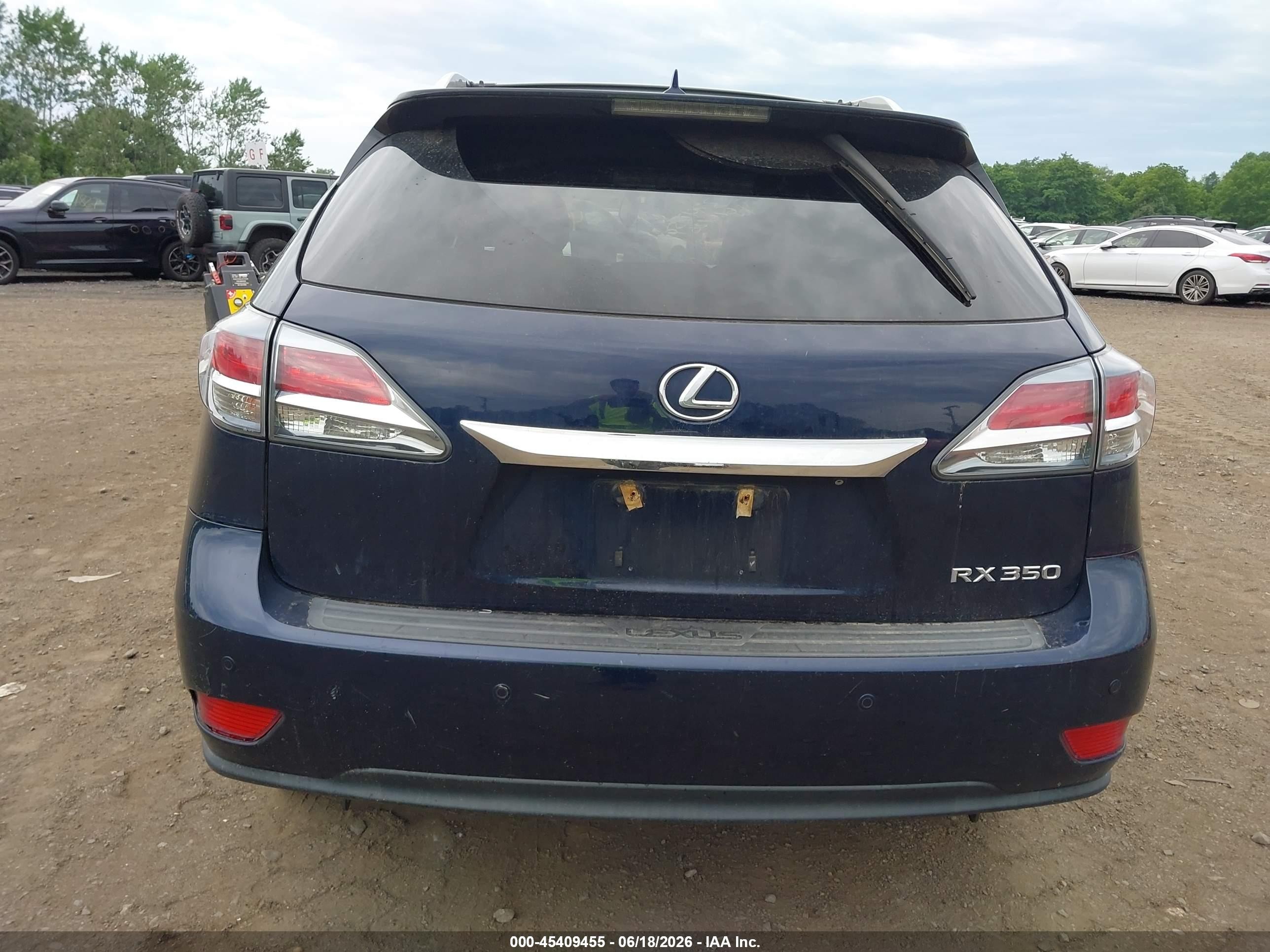 2013 Lexus Rx 350 F Sport Blue vin: 2T2BK1BAXDC214581