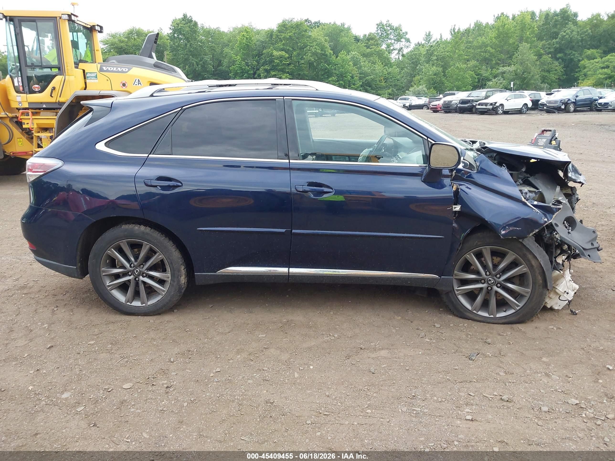 2013 Lexus Rx 350 F Sport Blue vin: 2T2BK1BAXDC214581