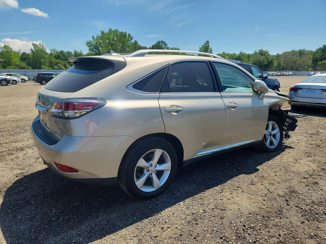 2013 Lexus Rx 350 Base Золотой vin: 2T2BK1BAXDC215875