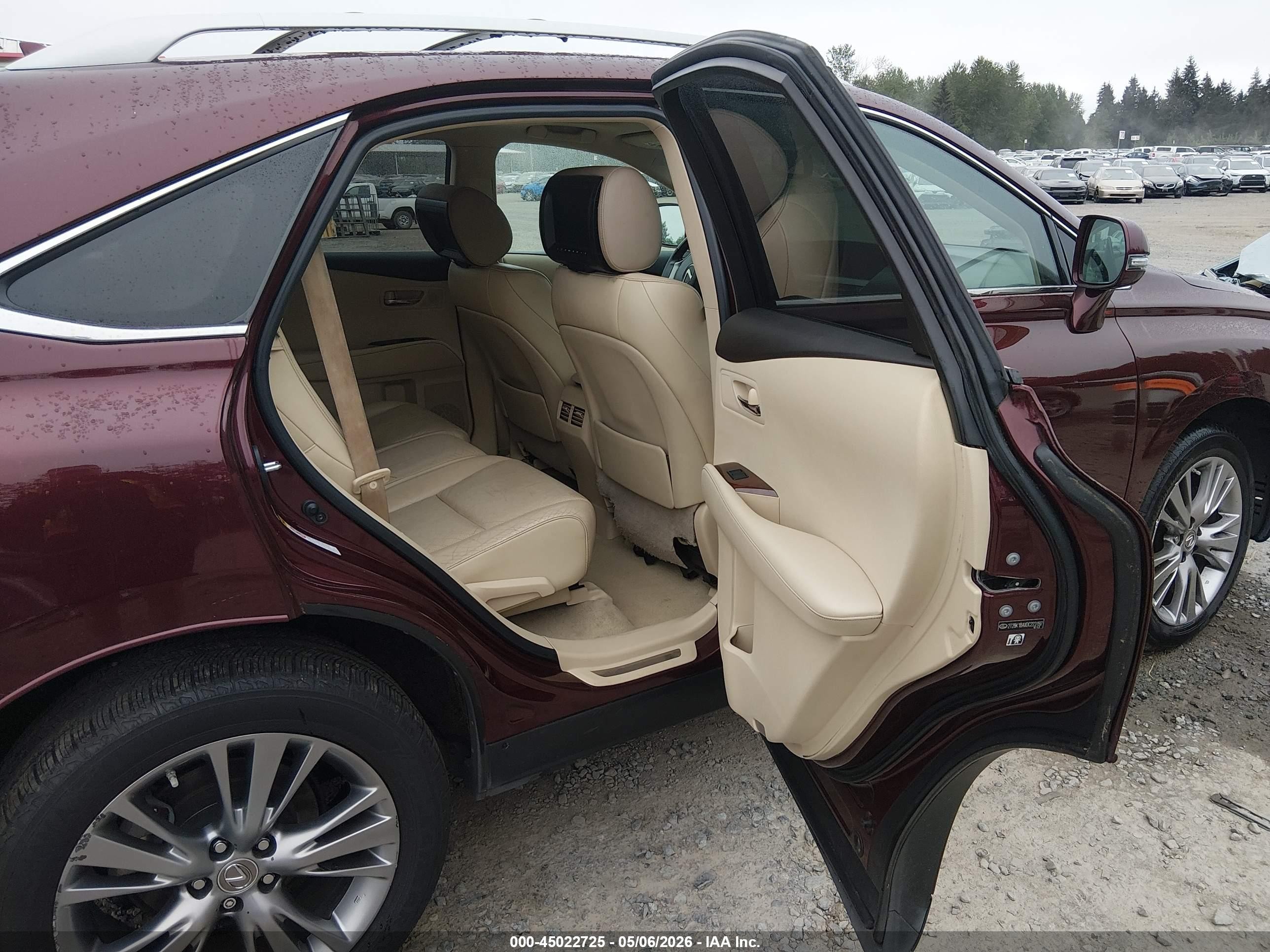 2013 Lexus Rx 350   Red vin: 2T2BK1BAXDC223197