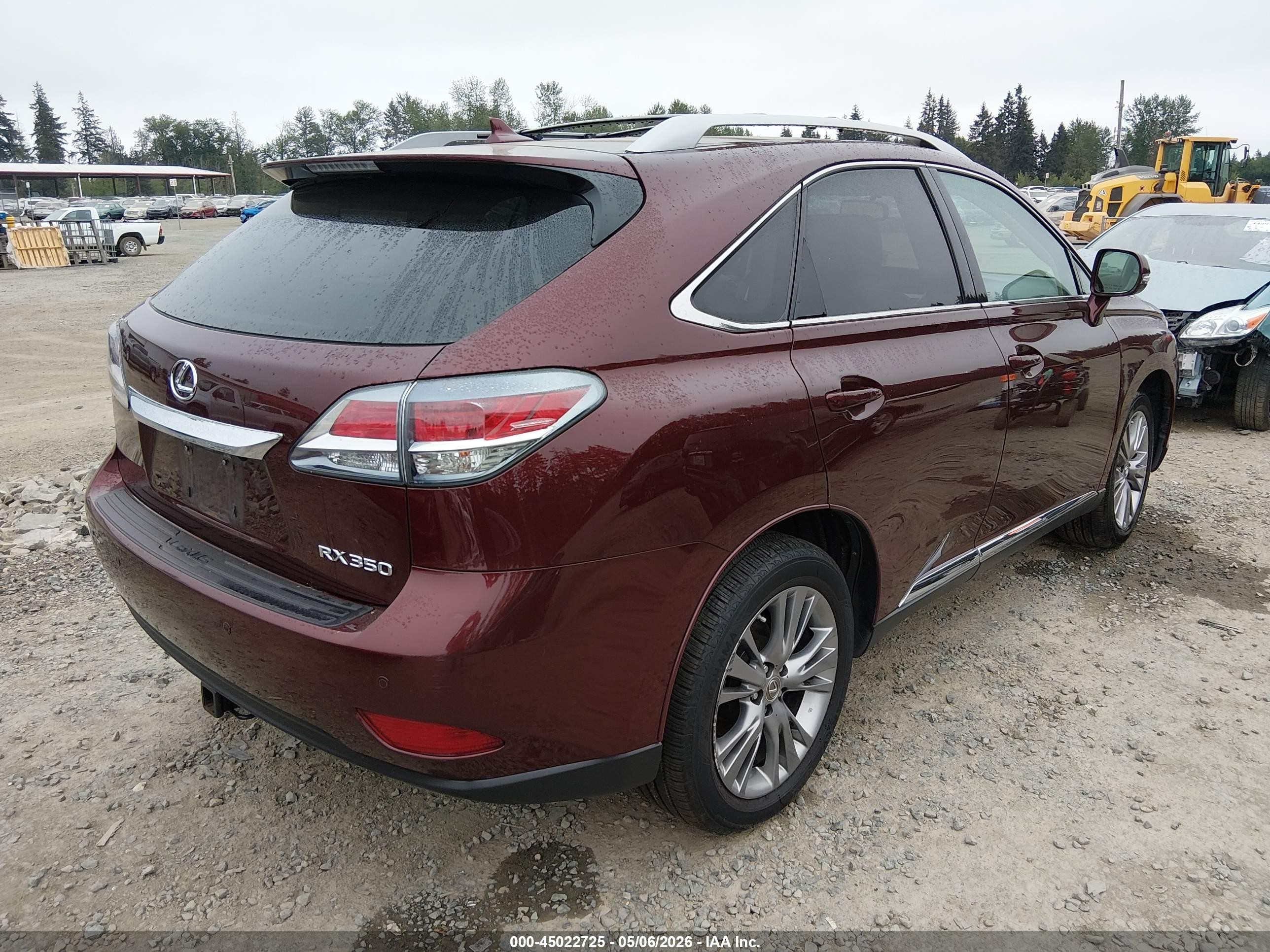 2013 Lexus Rx 350   Red vin: 2T2BK1BAXDC223197