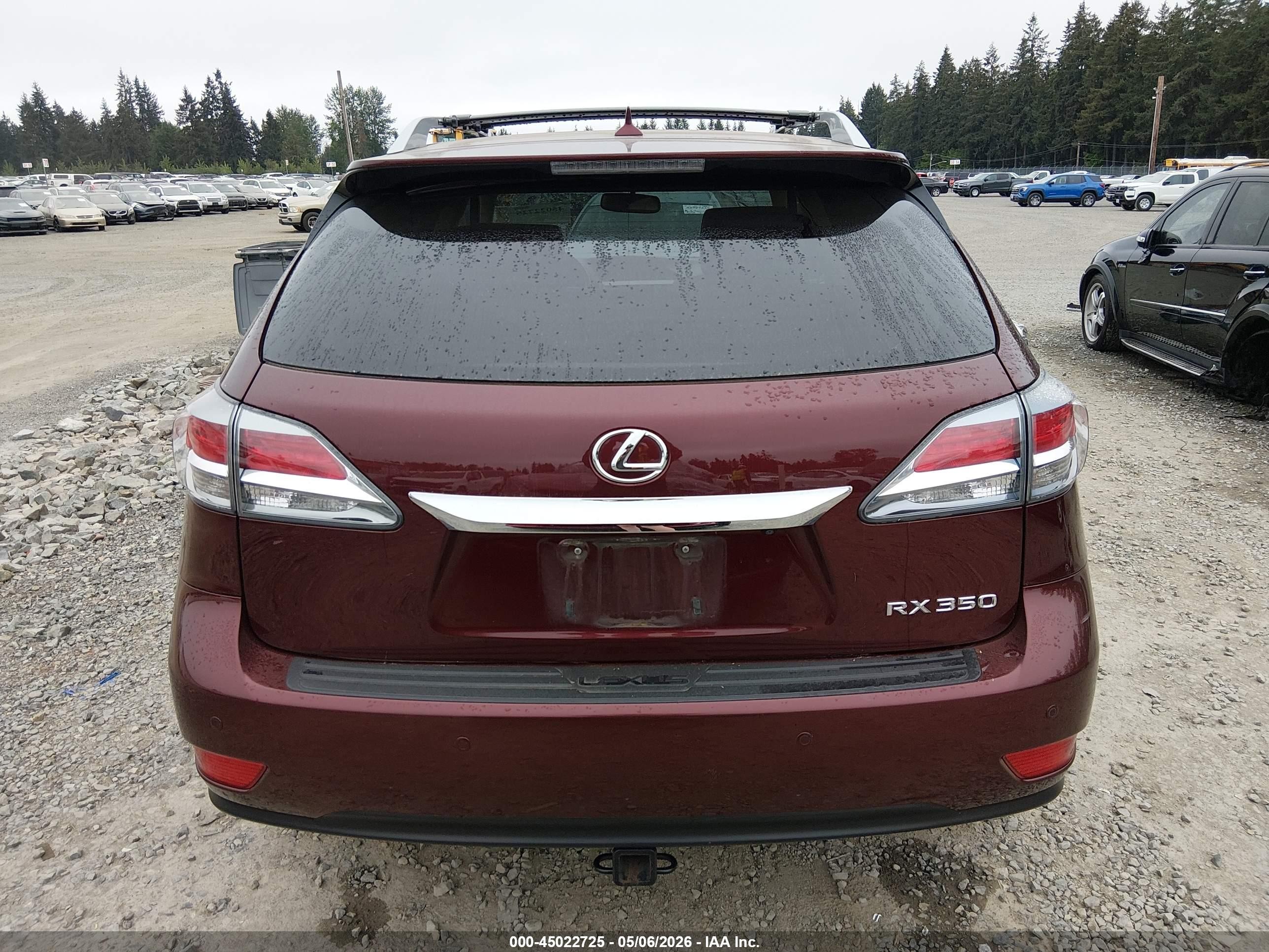 2013 Lexus Rx 350   Red vin: 2T2BK1BAXDC223197