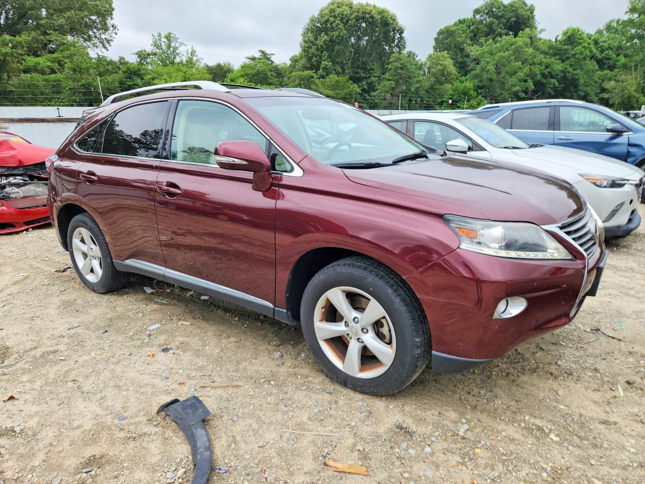 2013 Lexus Rx 350 Base Burgundy vin: 2T2BK1BAXDC224818