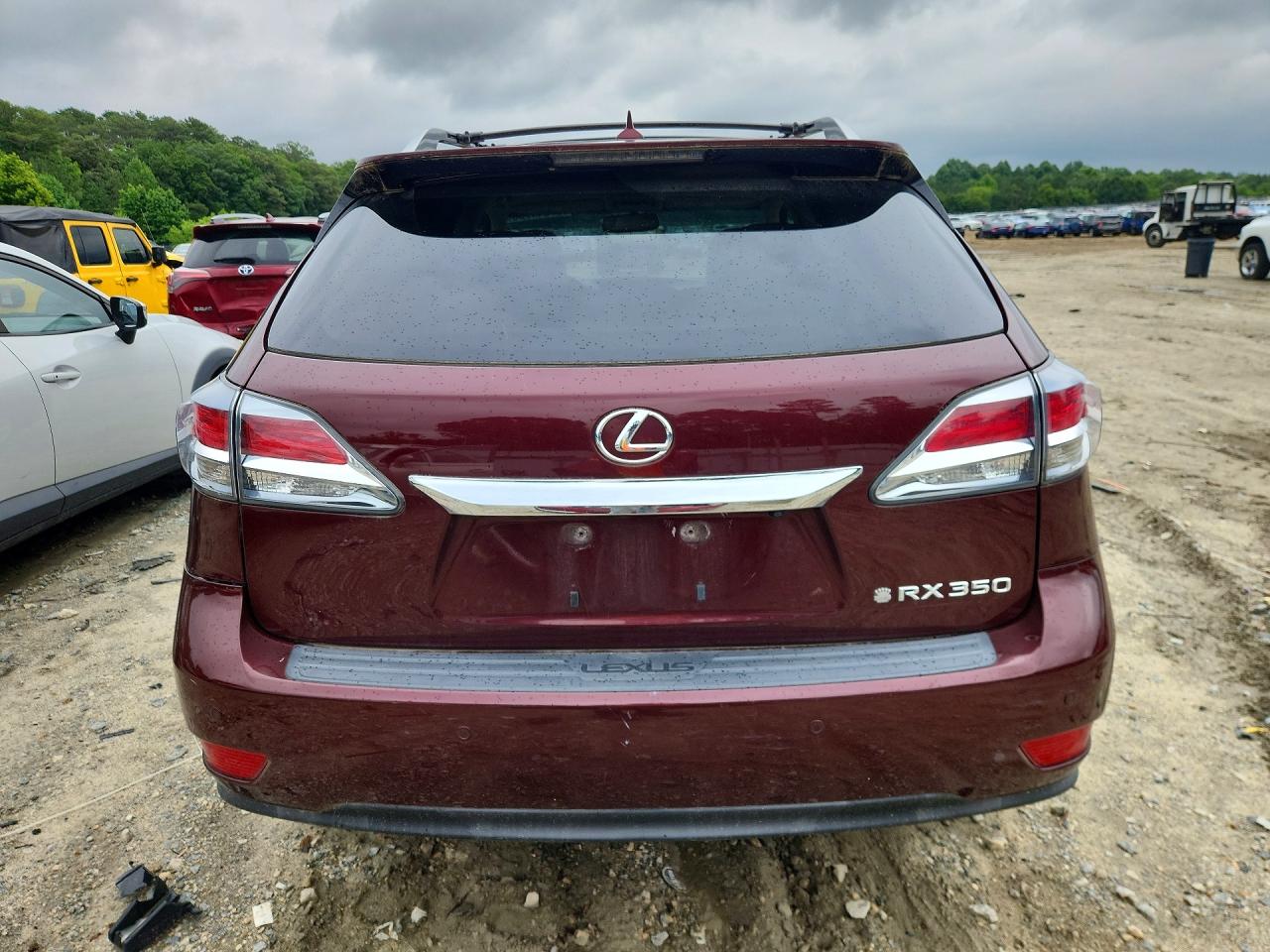 2013 Lexus Rx 350 Base Burgundy vin: 2T2BK1BAXDC224818