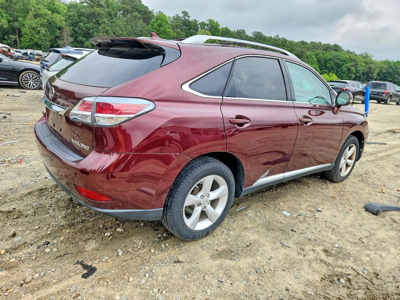 2013 Lexus Rx 350 Base Burgundy vin: 2T2BK1BAXDC224818