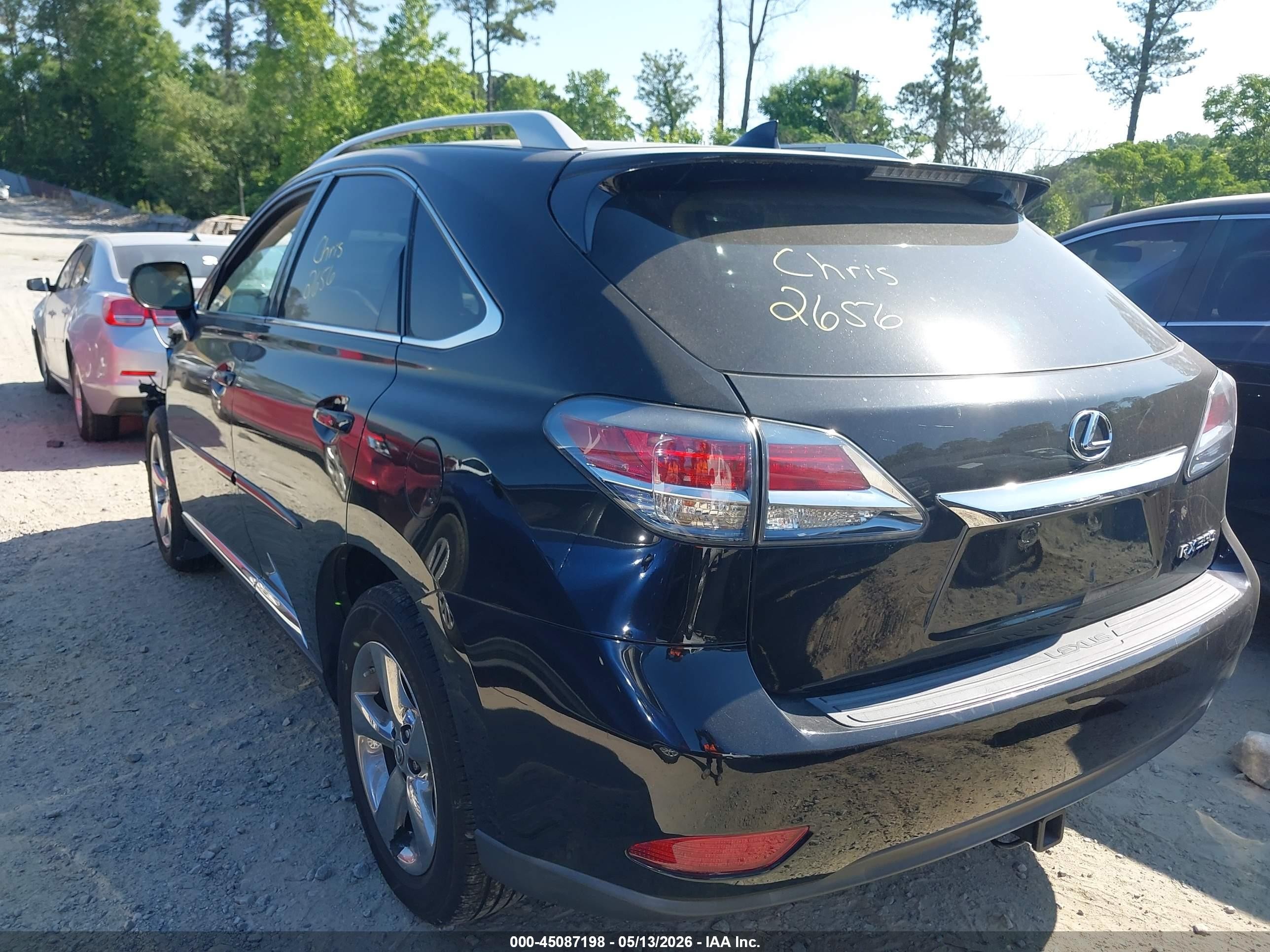 2014 Lexus Rx 350   Black vin: 2T2BK1BAXEC231205