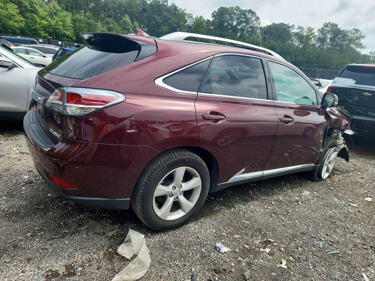 2014 Lexus Rx 350 Base Burgundy vin: 2T2BK1BAXEC238476