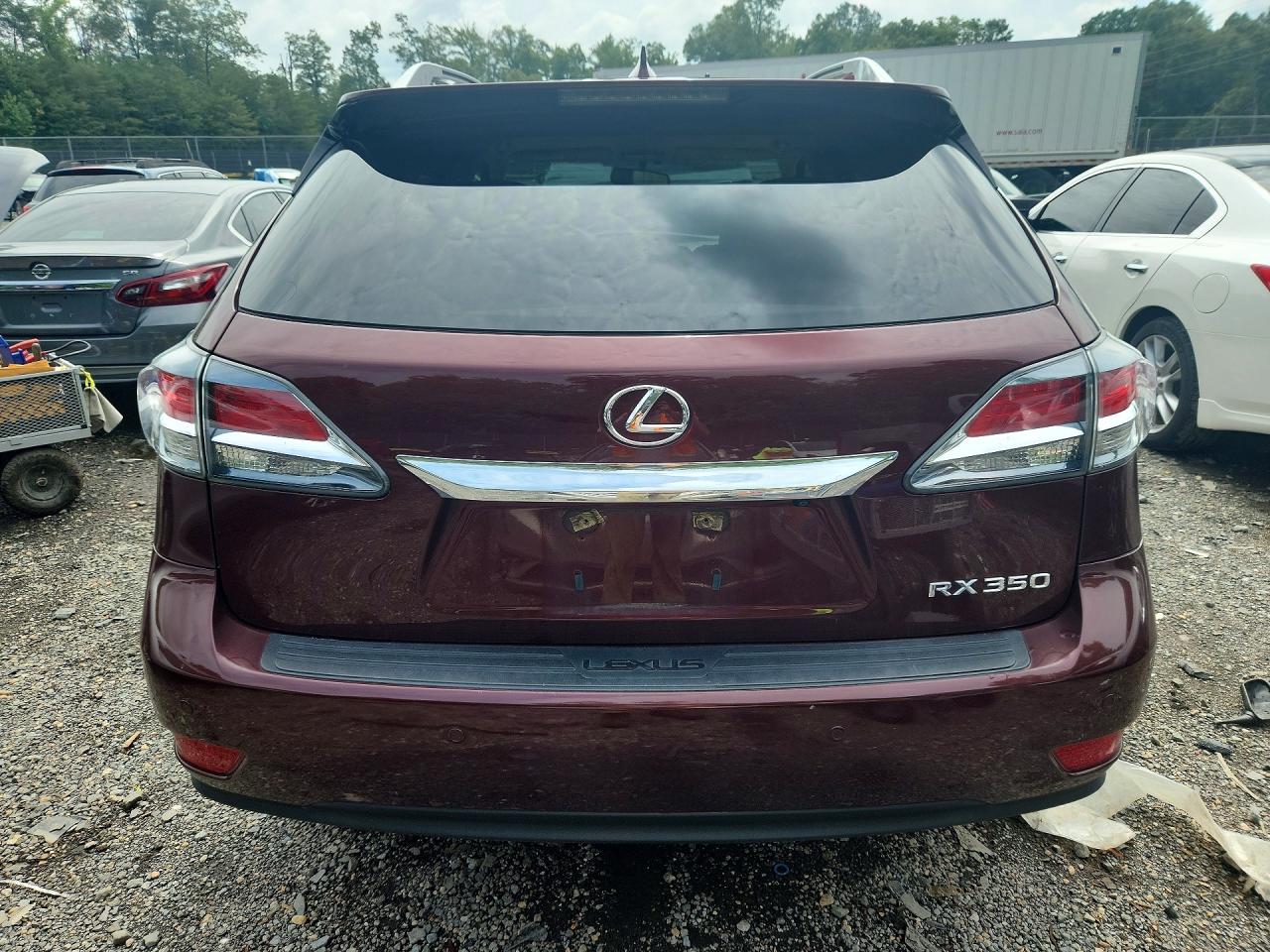 2014 Lexus Rx 350 Base Burgundy vin: 2T2BK1BAXEC238476