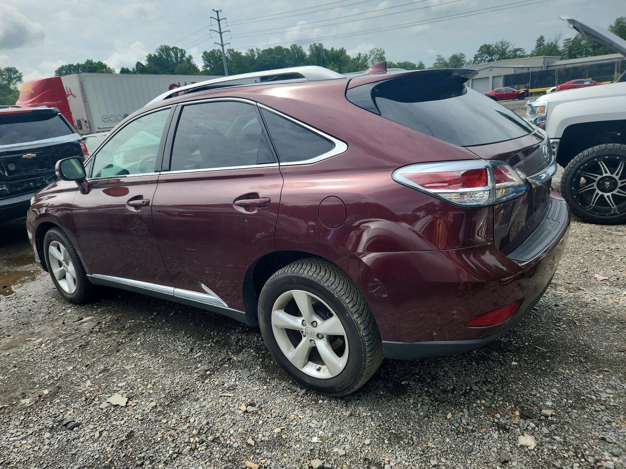 2014 Lexus Rx 350 Base Burgundy vin: 2T2BK1BAXEC238476