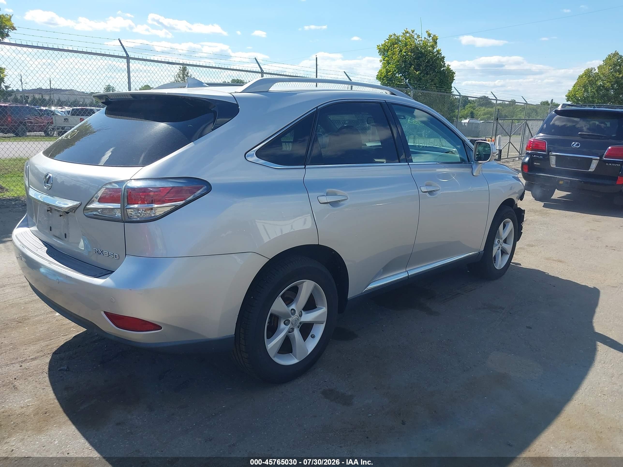 2014 Lexus Rx 350 Silver vin: 2T2BK1BAXEC248425