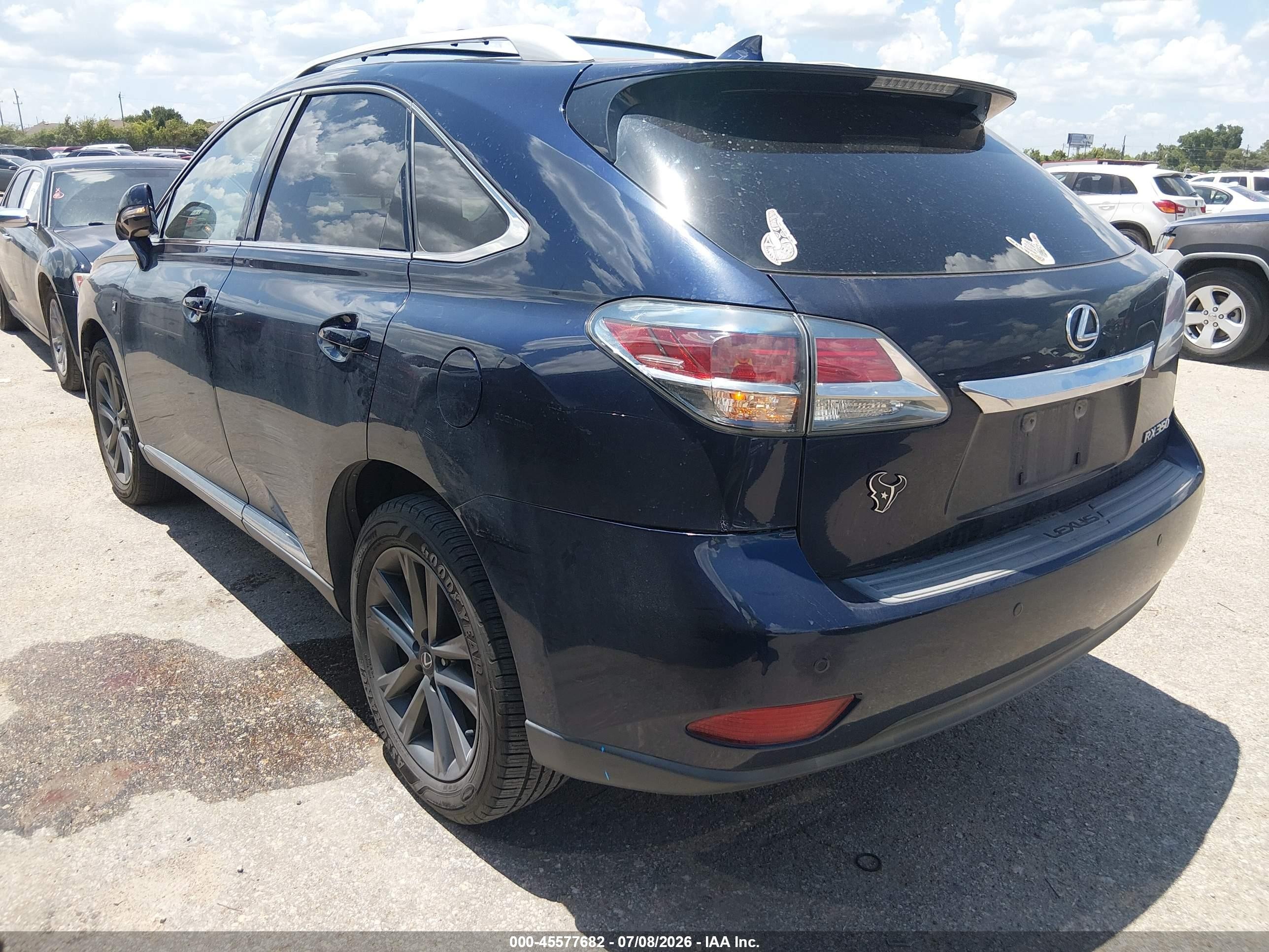 2015 Lexus Rx 350 F Sport Blue vin: 2T2BK1BAXFC257286
