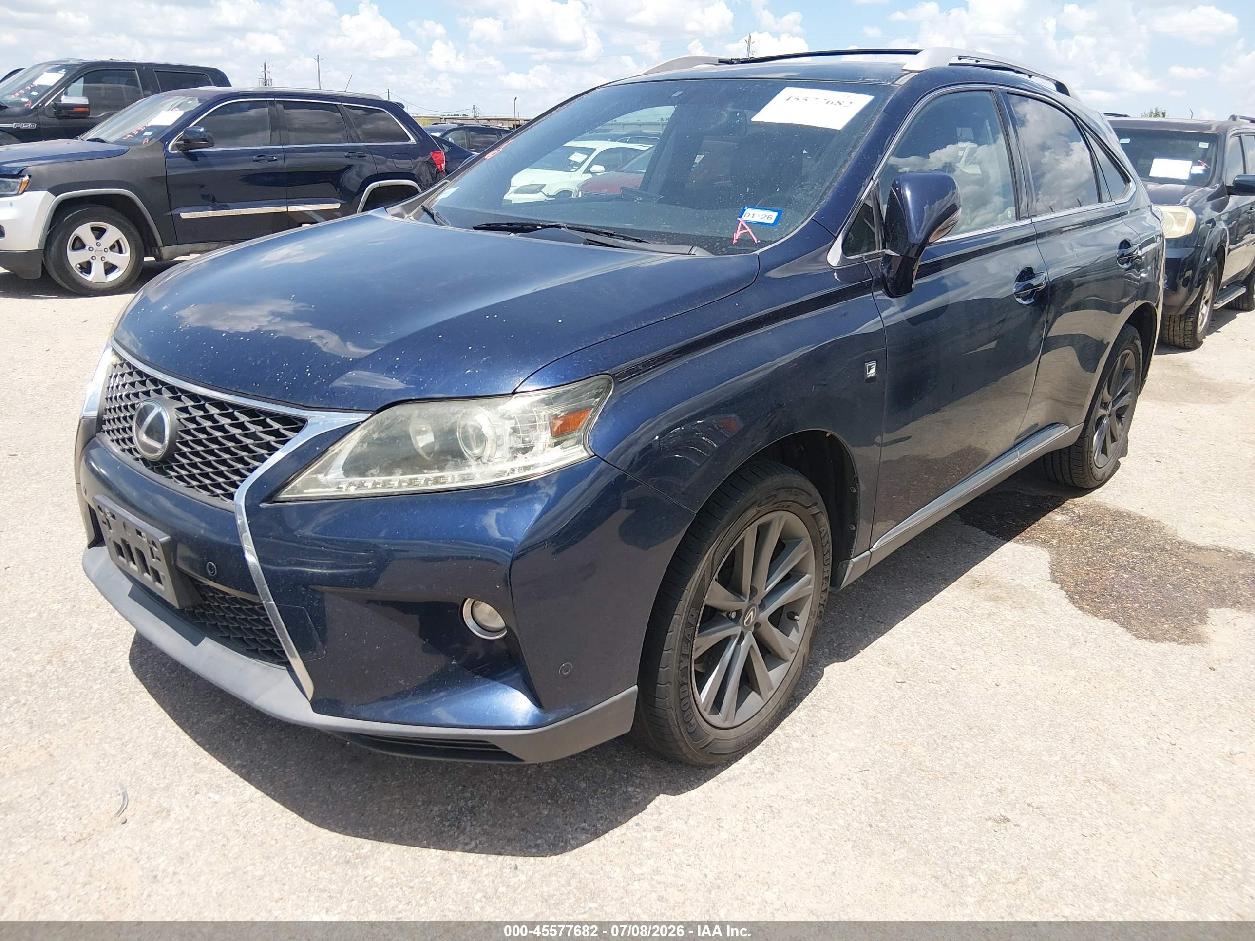 2015 Lexus Rx 350 F Sport Blue vin: 2T2BK1BAXFC257286