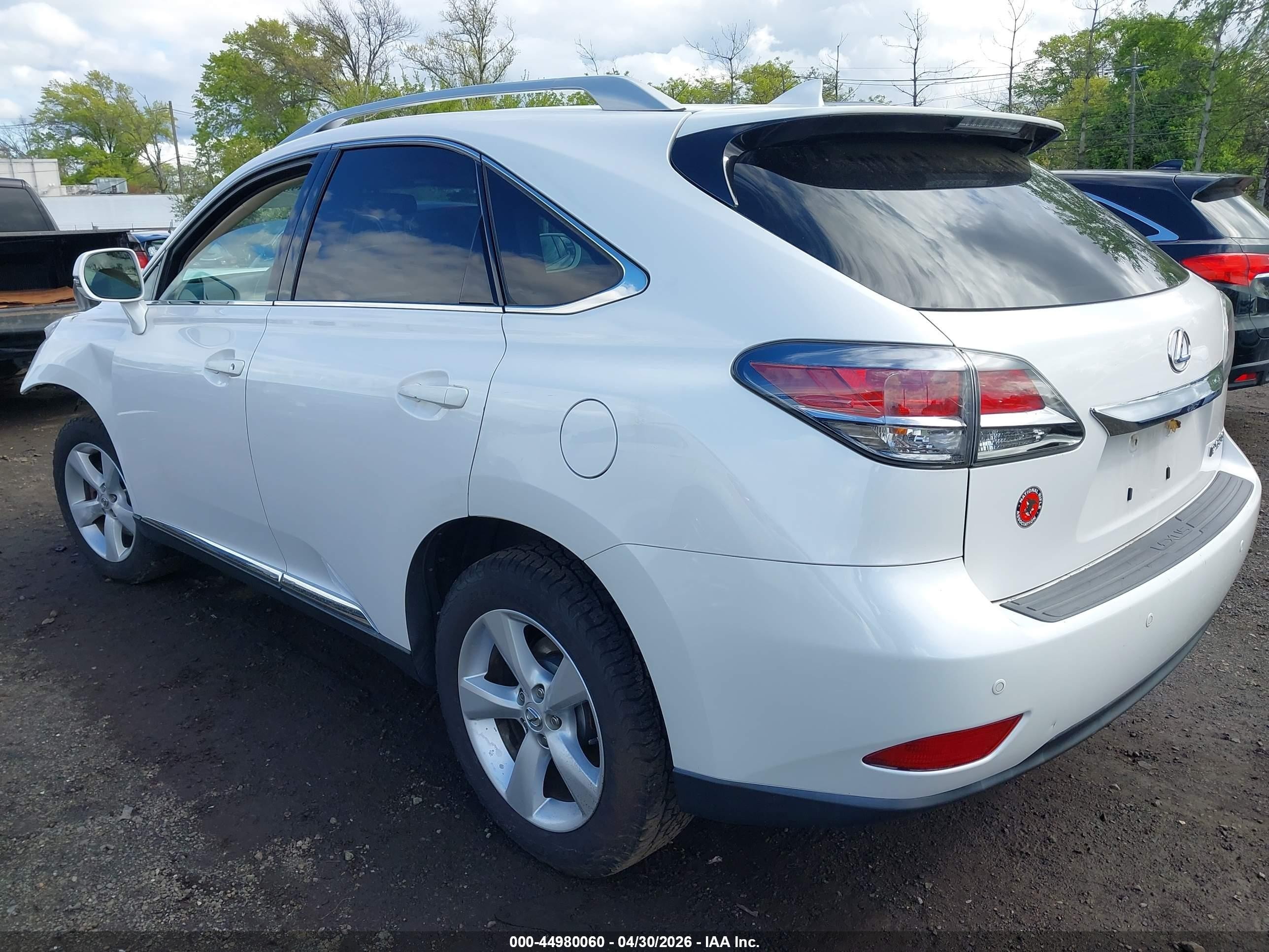 2015 Lexus Rx 350 White vin: 2T2BK1BAXFC258258