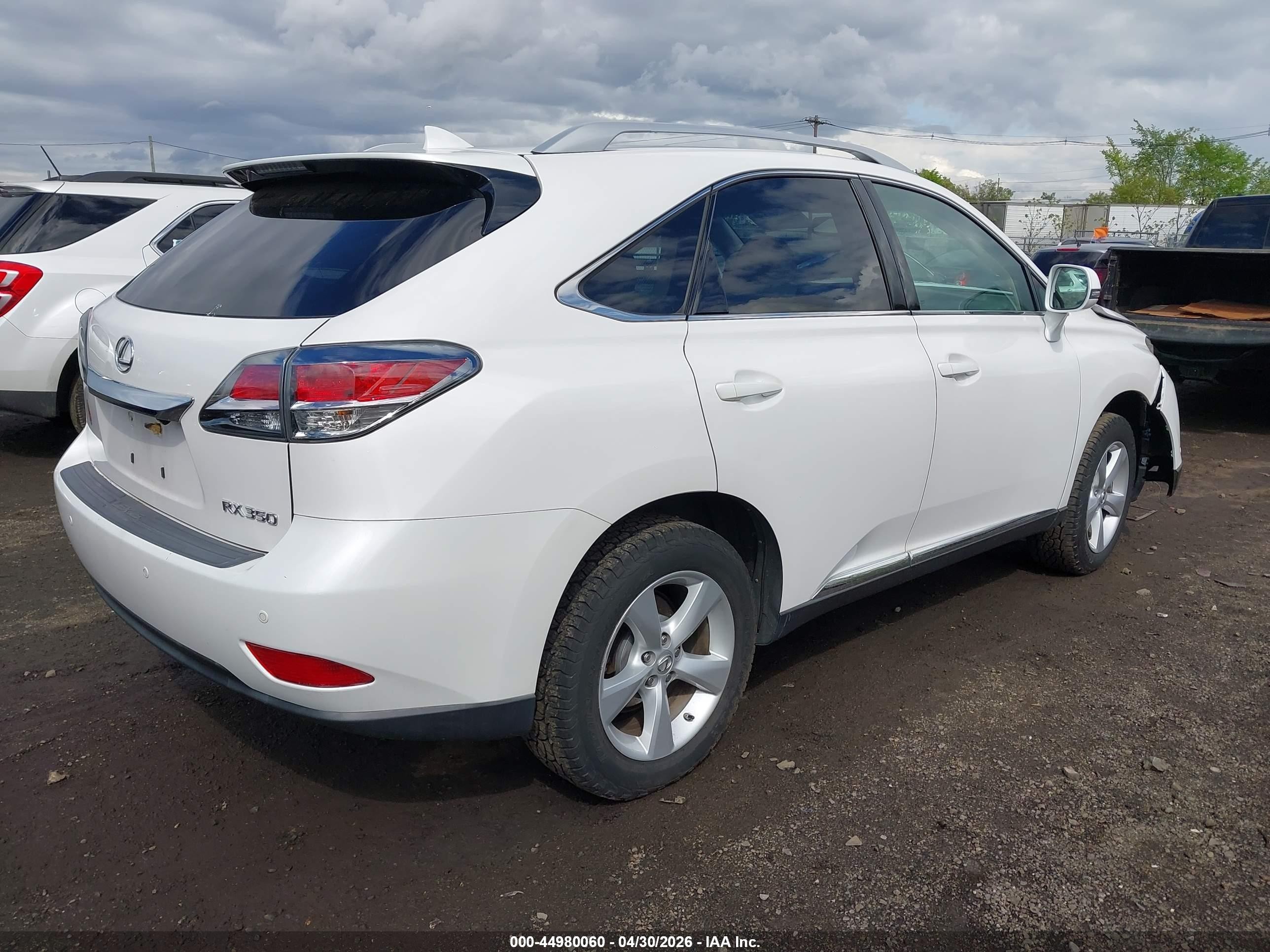 2015 Lexus Rx 350 White vin: 2T2BK1BAXFC258258