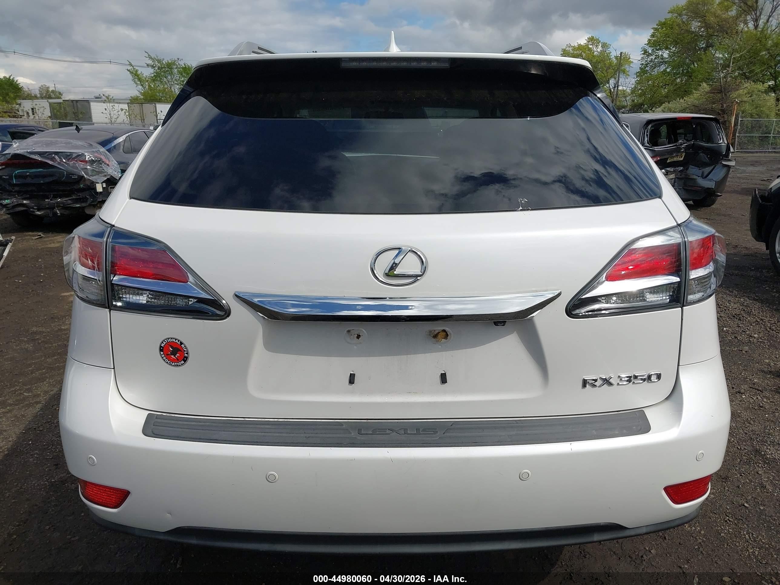 2015 Lexus Rx 350 White vin: 2T2BK1BAXFC258258