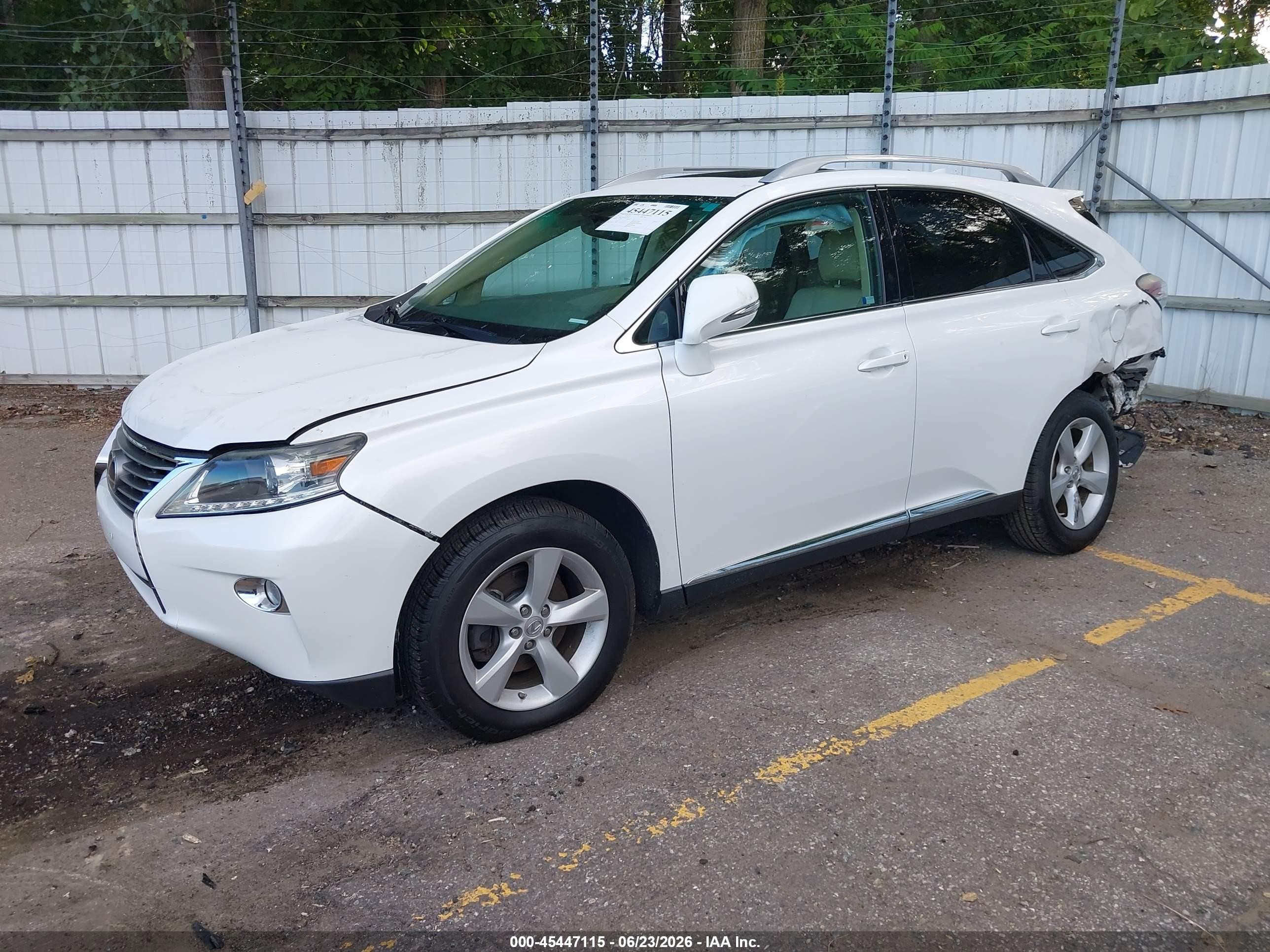 2015 Lexus Rx 350   White vin: 2T2BK1BAXFC261399