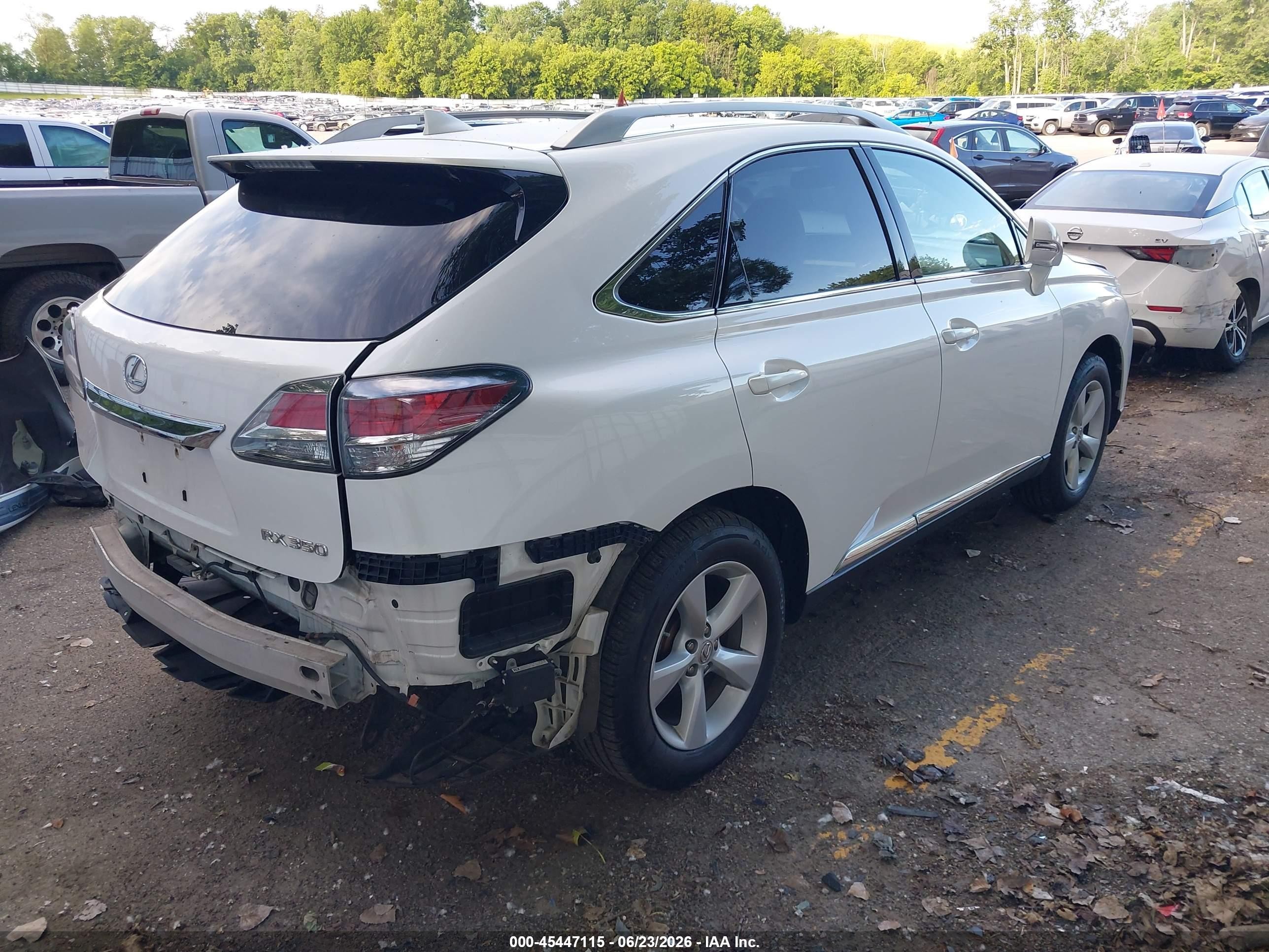 2015 Lexus Rx 350   White vin: 2T2BK1BAXFC261399