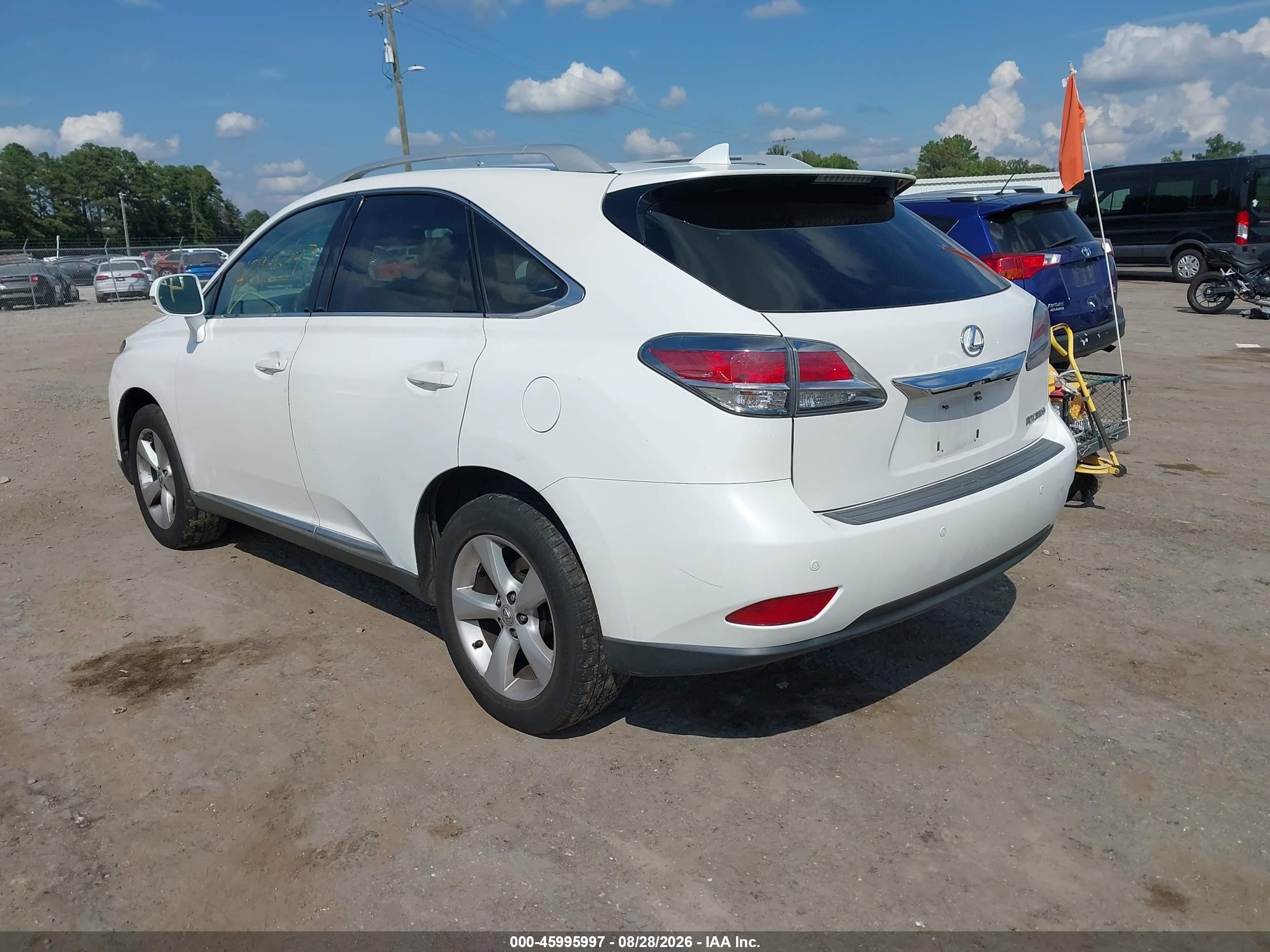 2015 Lexus Rx 350   White vin: 2T2BK1BAXFC290479