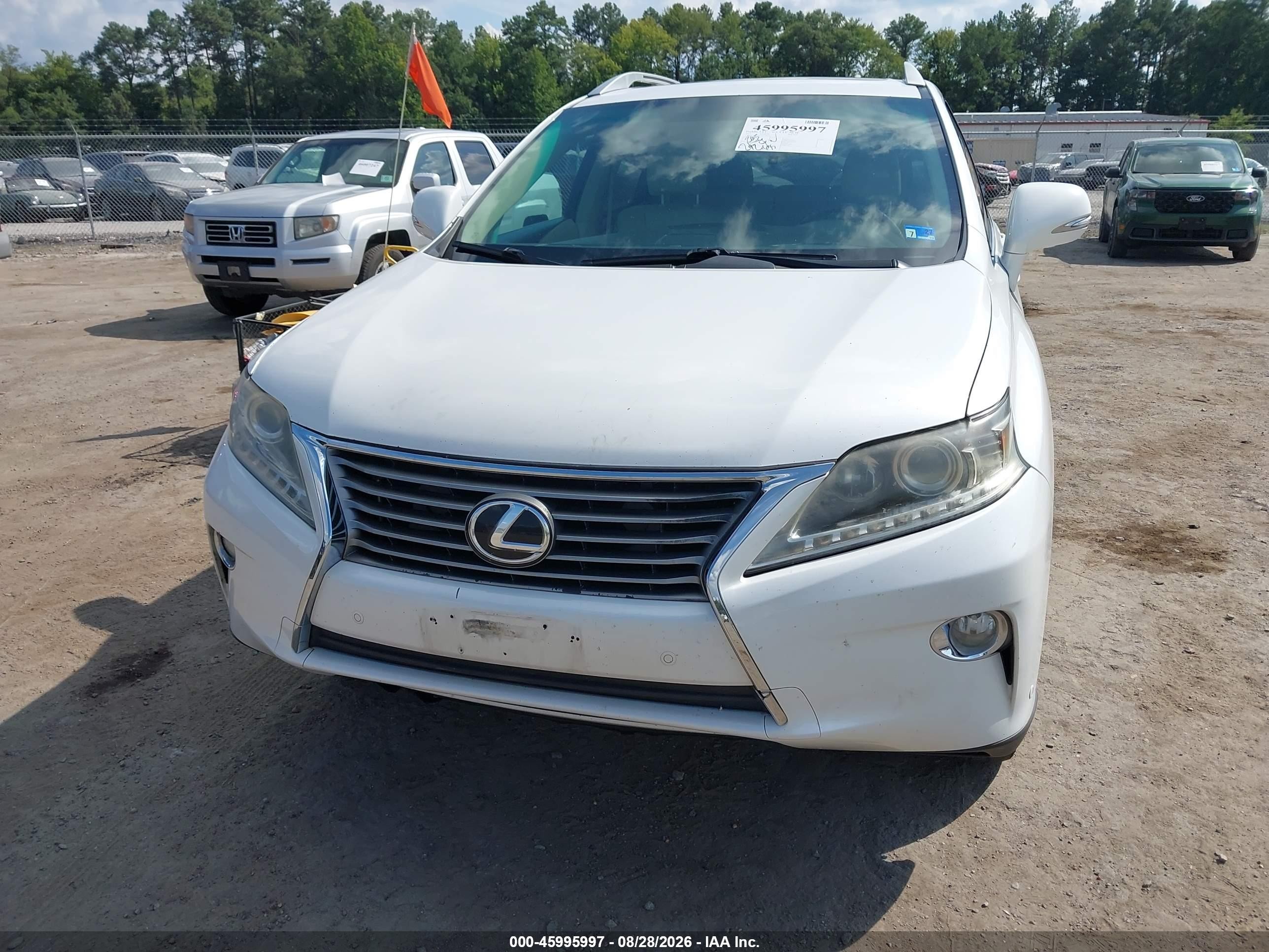 2015 Lexus Rx 350   White vin: 2T2BK1BAXFC290479