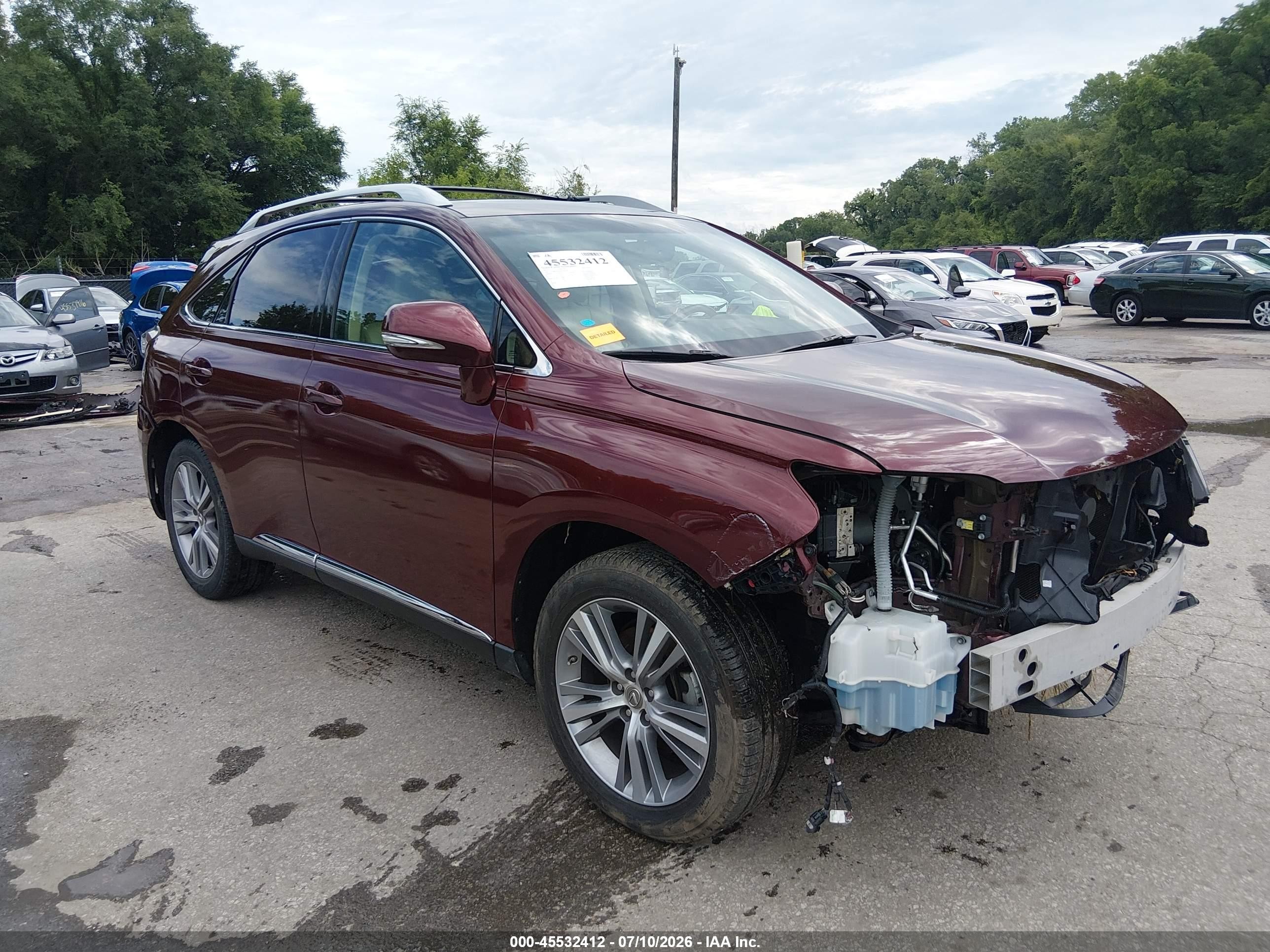 2015 Lexus Rx 350 Burgundy vin: 2T2BK1BAXFC303716