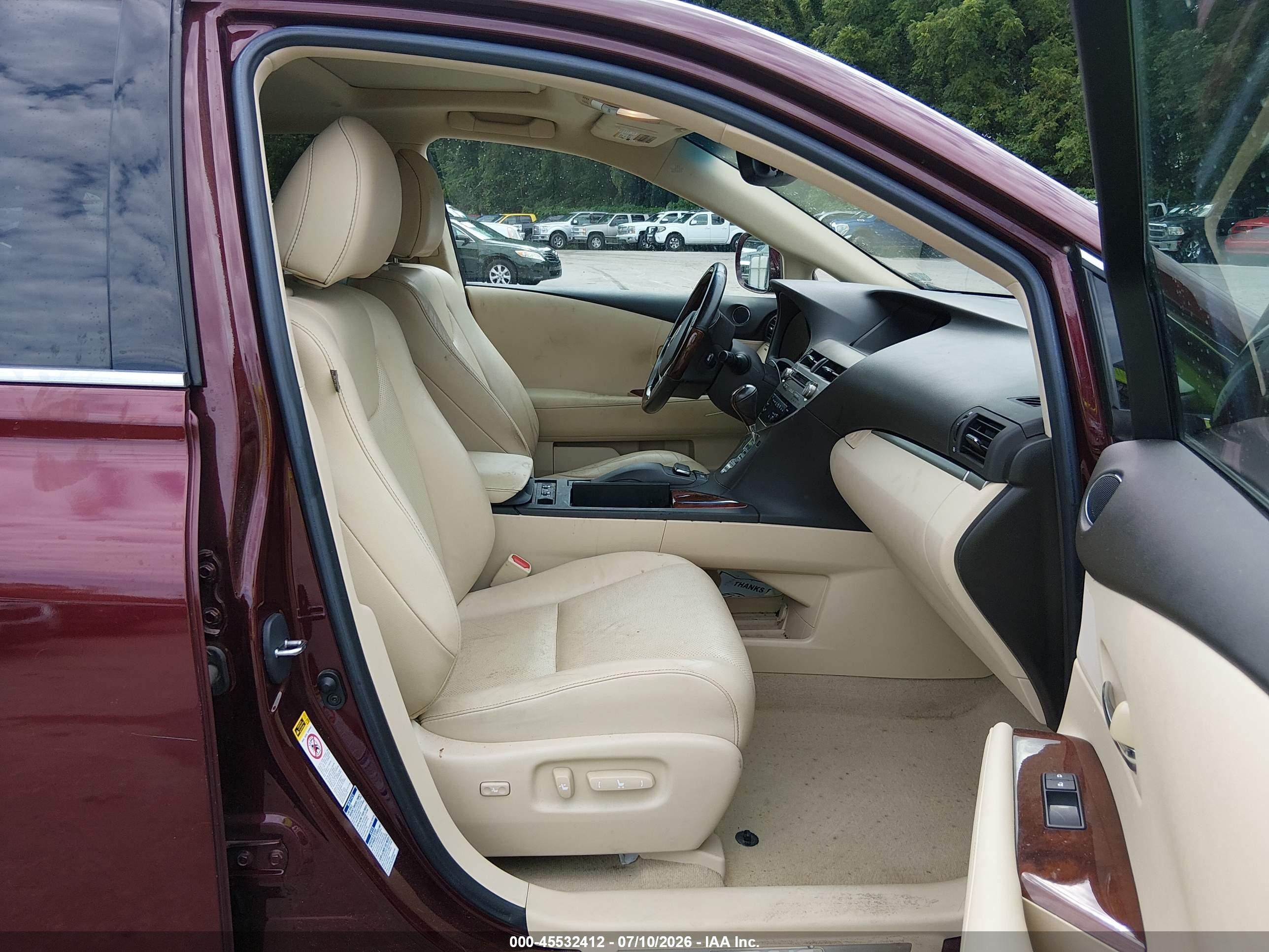 2015 Lexus Rx 350 Burgundy vin: 2T2BK1BAXFC303716
