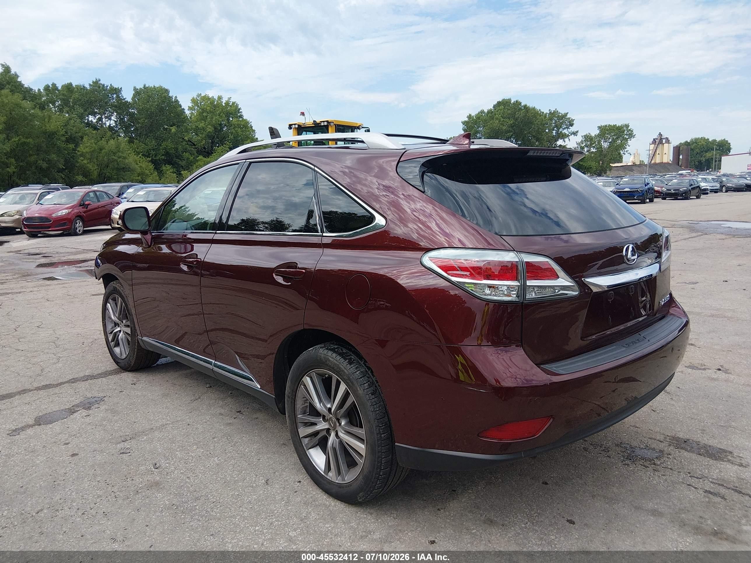 2015 Lexus Rx 350 Burgundy vin: 2T2BK1BAXFC303716