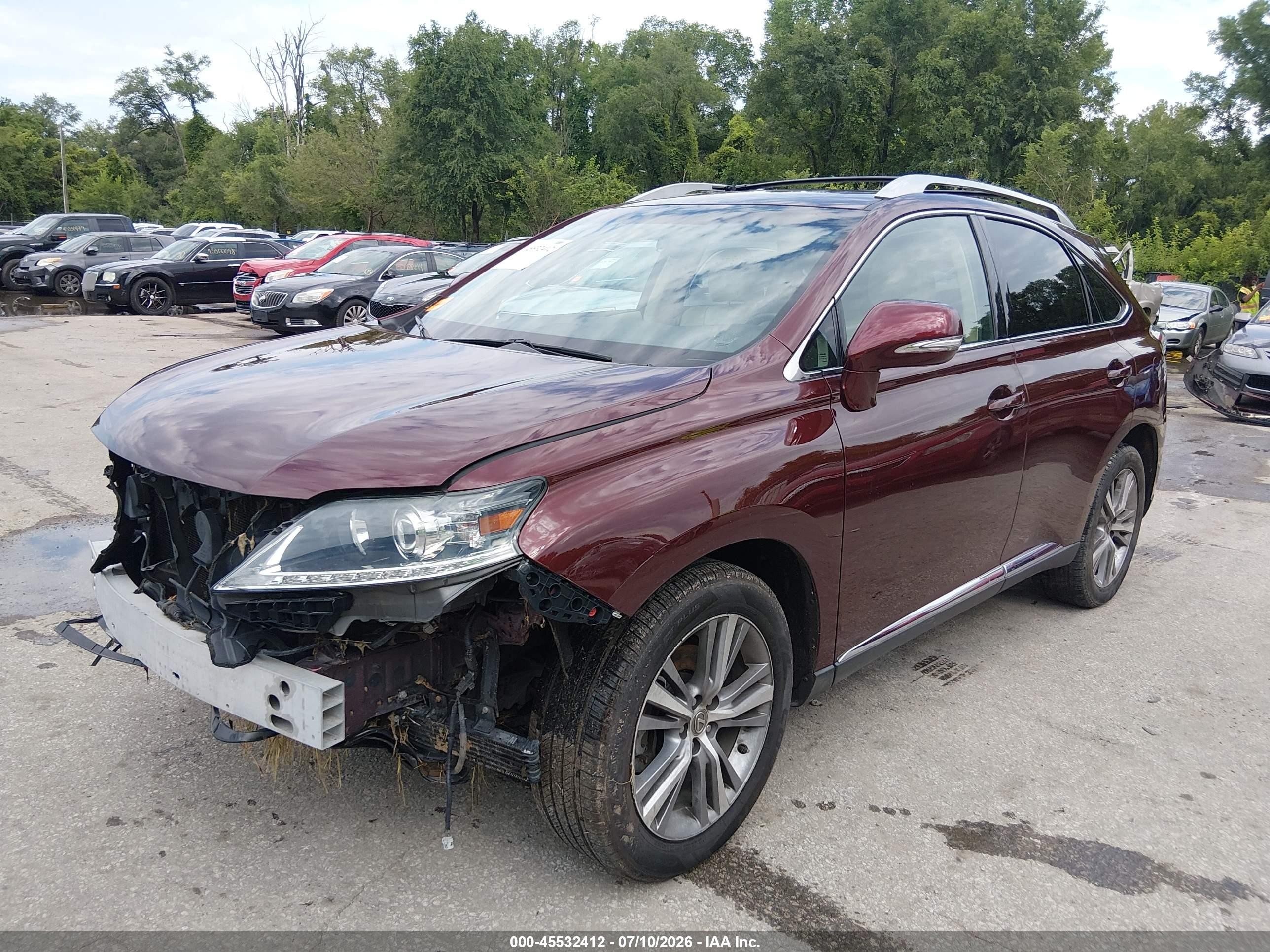 2015 Lexus Rx 350 Burgundy vin: 2T2BK1BAXFC303716