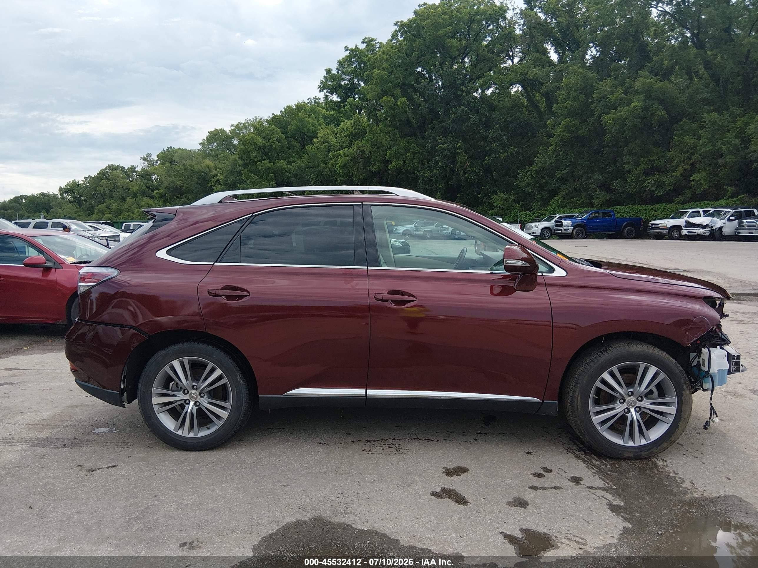 2015 Lexus Rx 350 Burgundy vin: 2T2BK1BAXFC303716