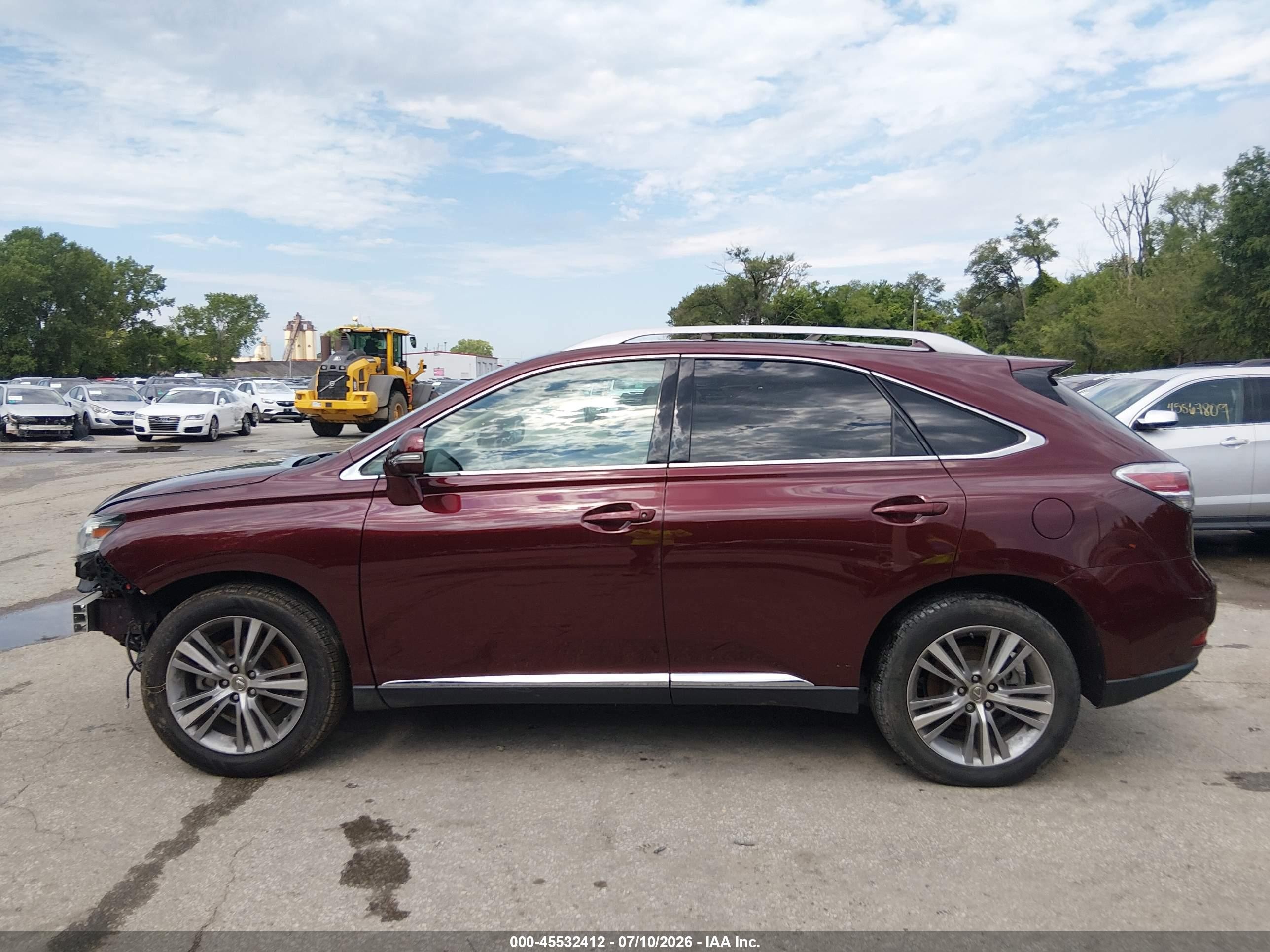 2015 Lexus Rx 350 Burgundy vin: 2T2BK1BAXFC303716