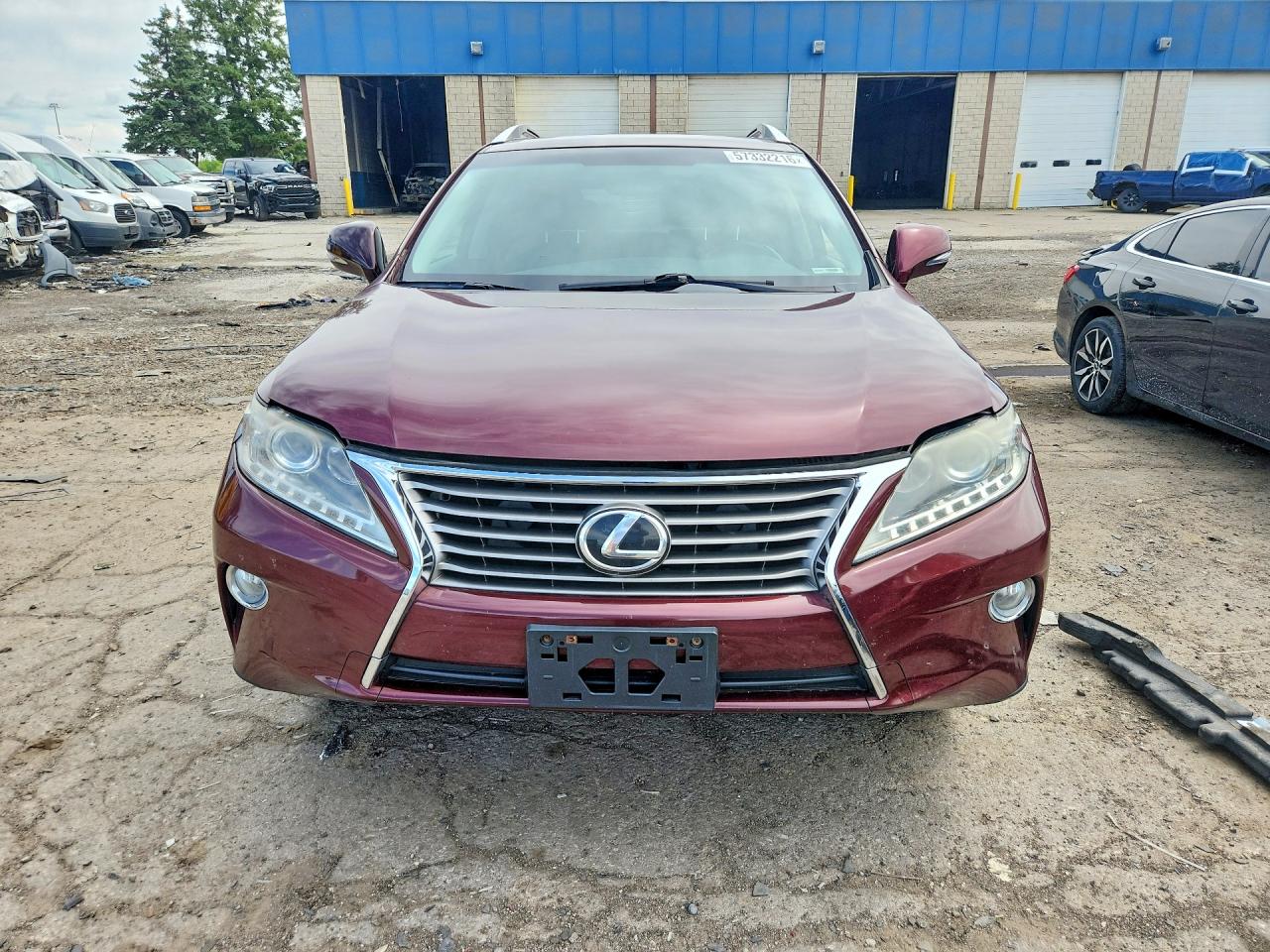 2015 Lexus Rx 350 Base Burgundy vin: 2T2BK1BAXFC305076