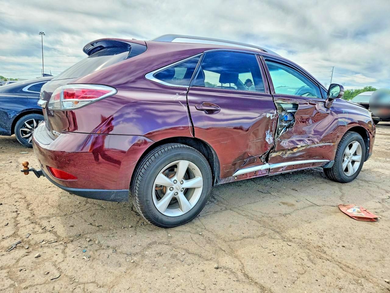 2015 Lexus Rx 350 Base Burgundy vin: 2T2BK1BAXFC305076