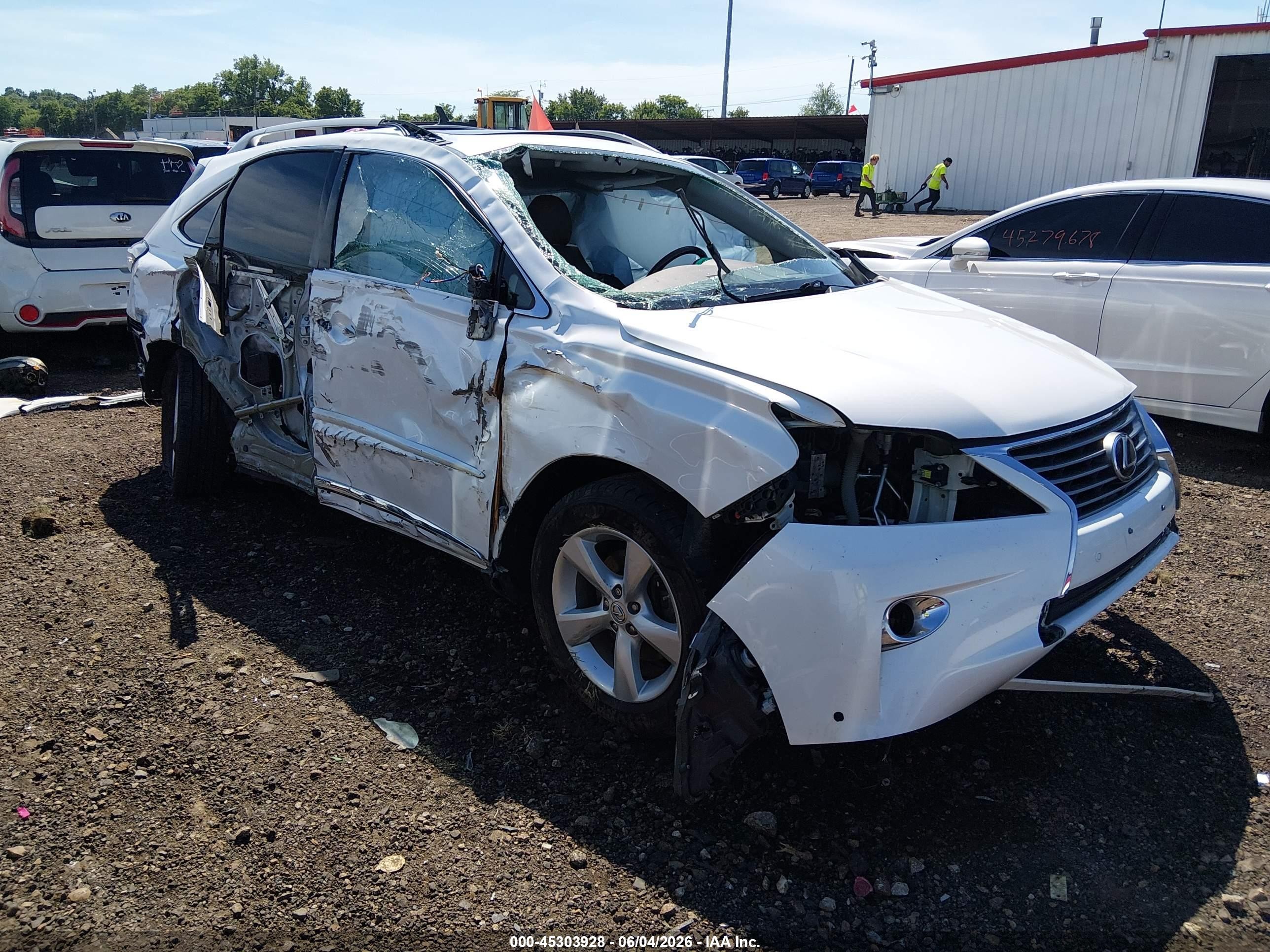 2015 Lexus Rx 350   White vin: 2T2BK1BAXFC314375