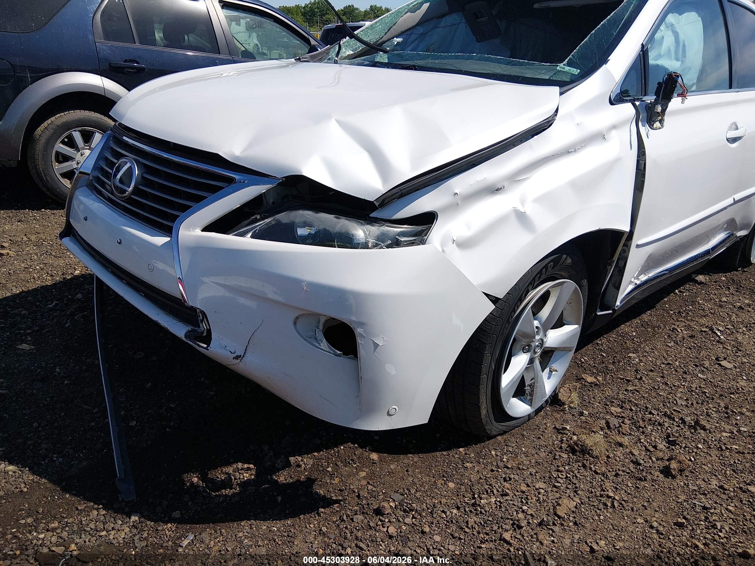 2015 Lexus Rx 350   White vin: 2T2BK1BAXFC314375