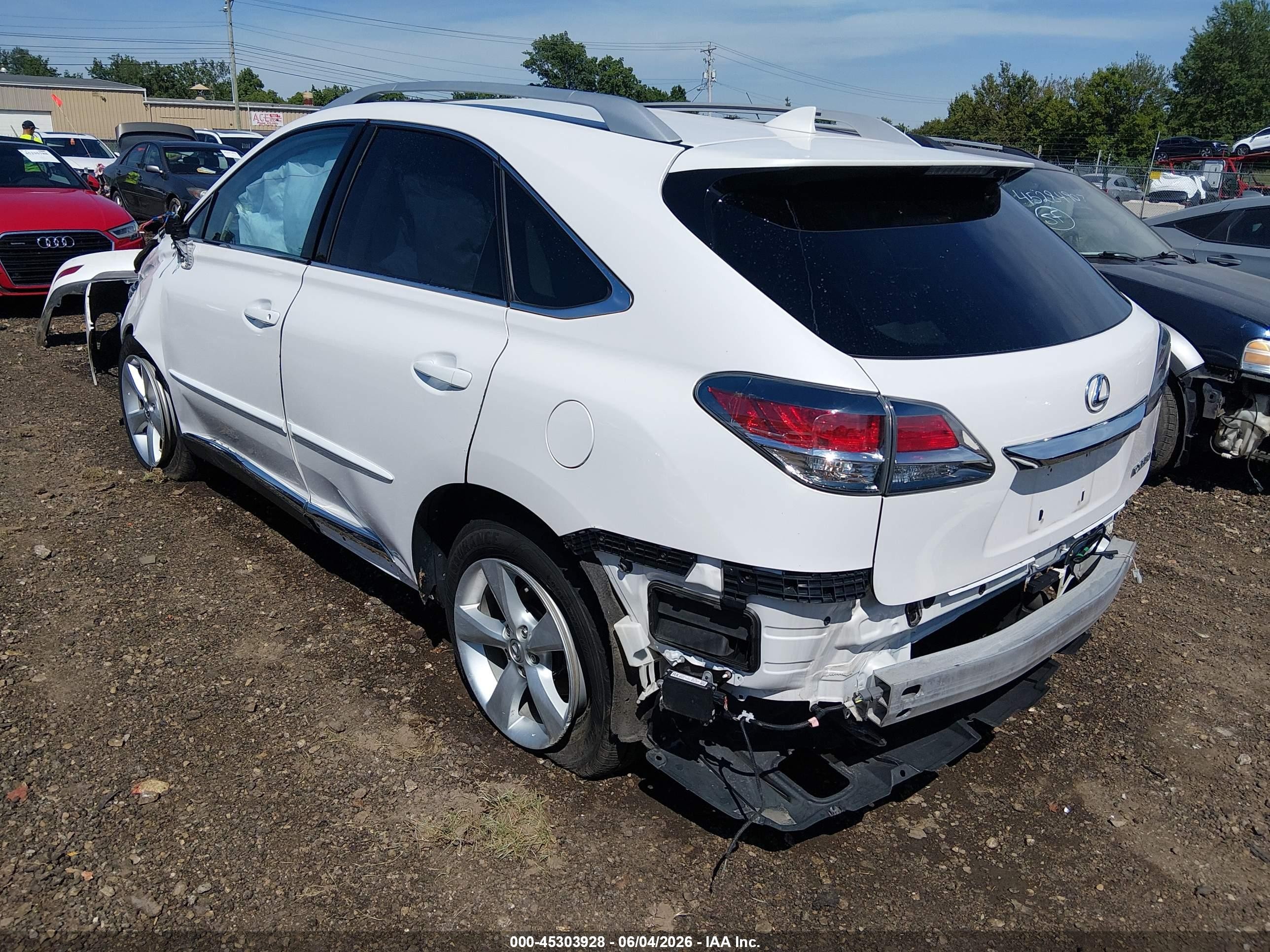 2015 Lexus Rx 350   White vin: 2T2BK1BAXFC314375