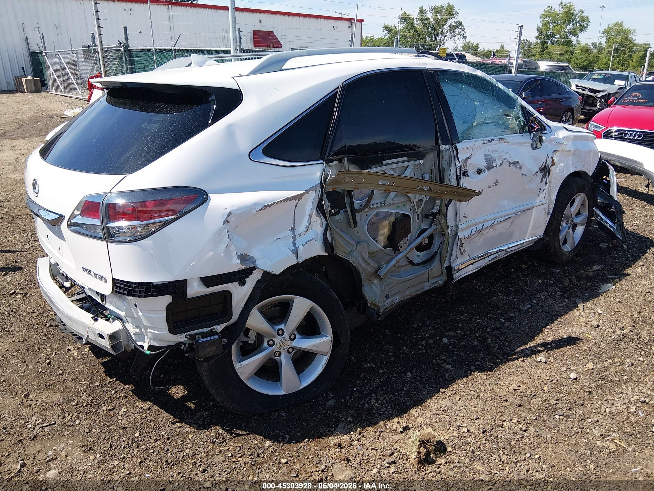 2015 Lexus Rx 350   White vin: 2T2BK1BAXFC314375