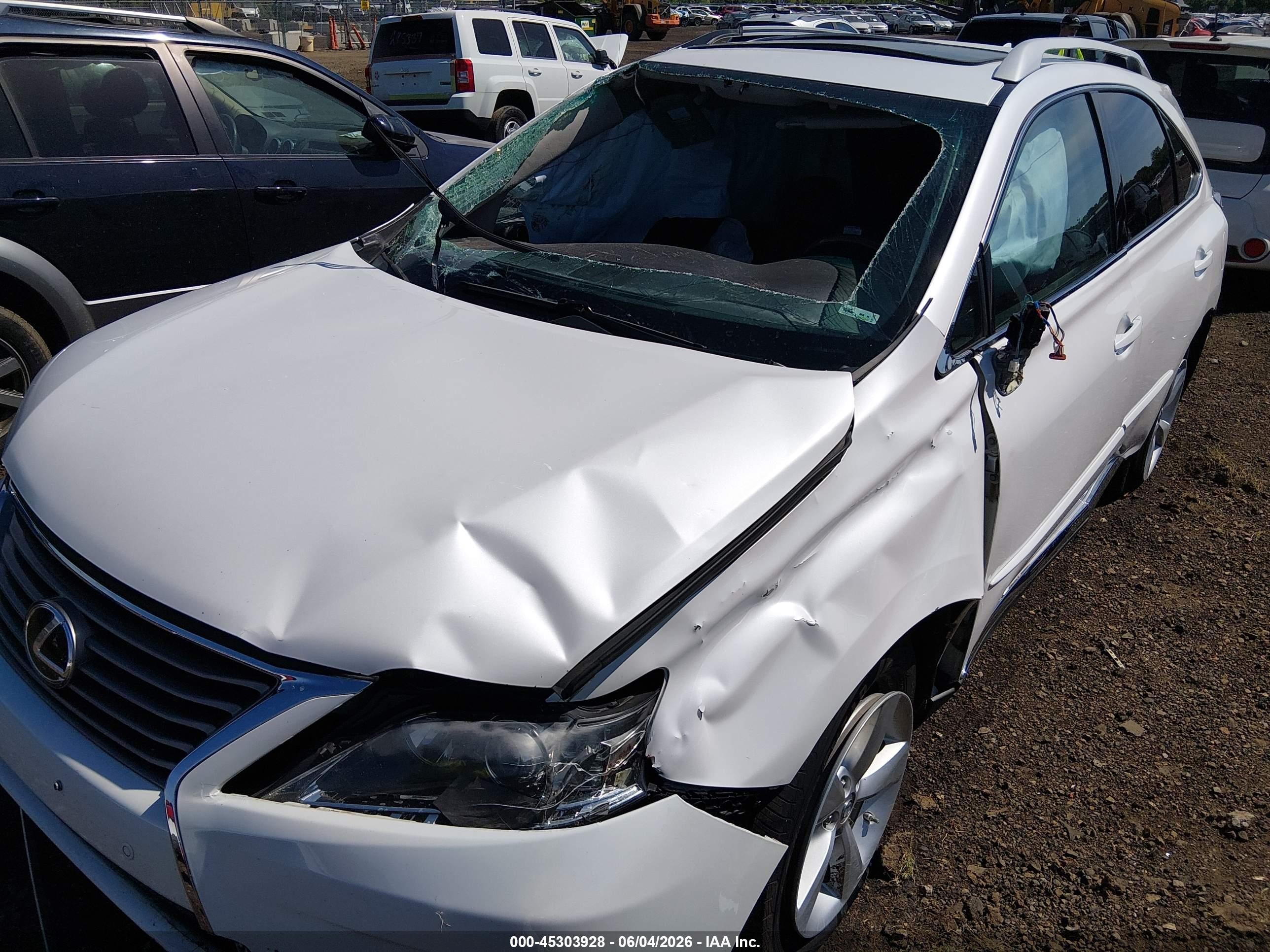 2015 Lexus Rx 350   White vin: 2T2BK1BAXFC314375