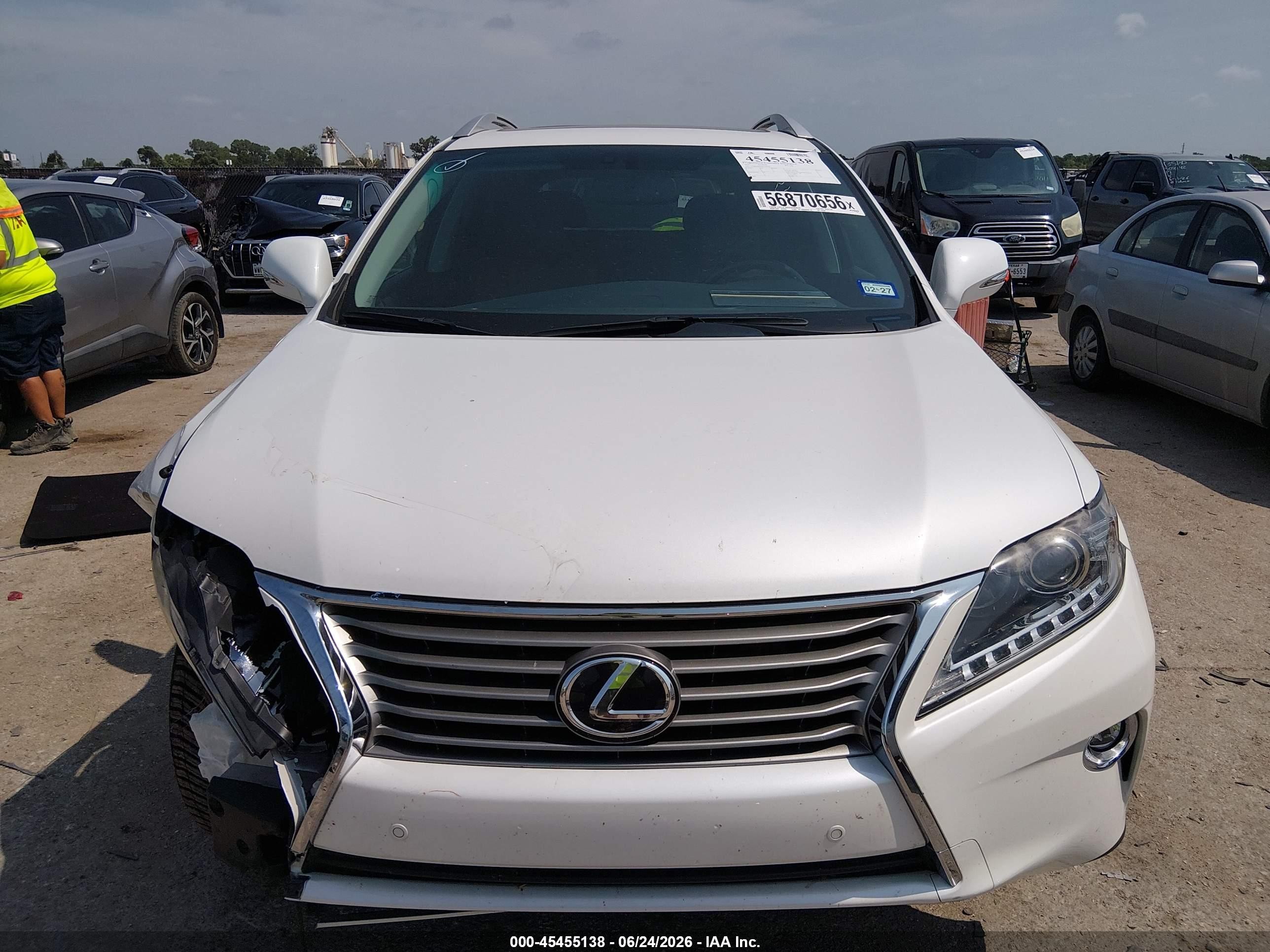 2015 Lexus Rx 350   White vin: 2T2BK1BAXFC318183