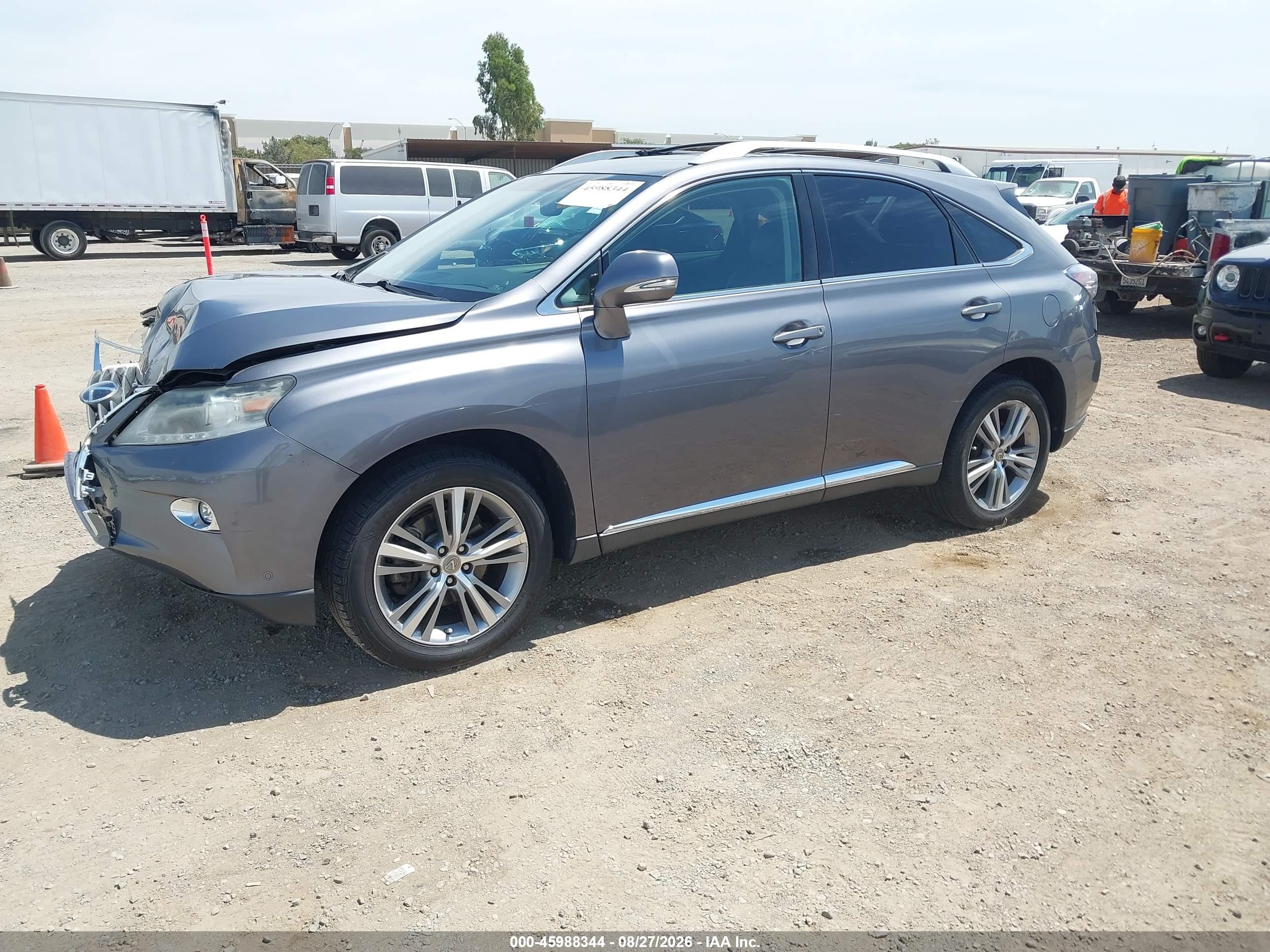 2015 Lexus Rx 350   Gray vin: 2T2BK1BAXFC321584