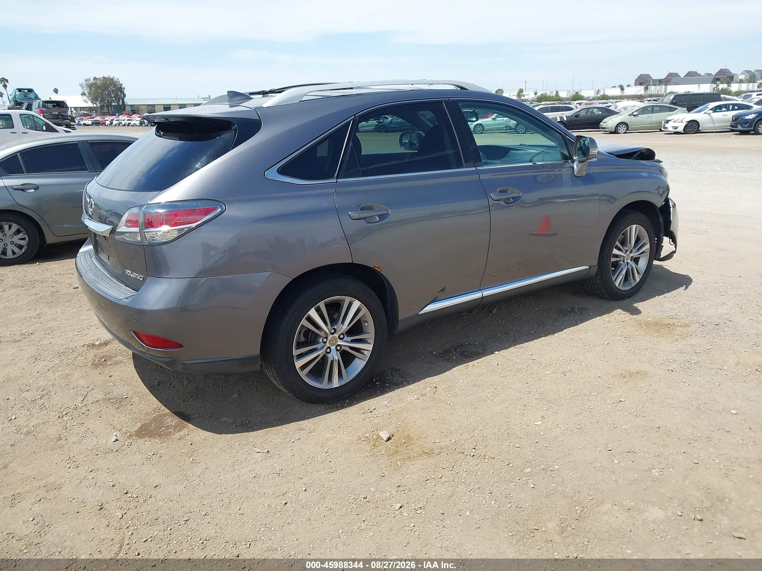 2015 Lexus Rx 350   Gray vin: 2T2BK1BAXFC321584