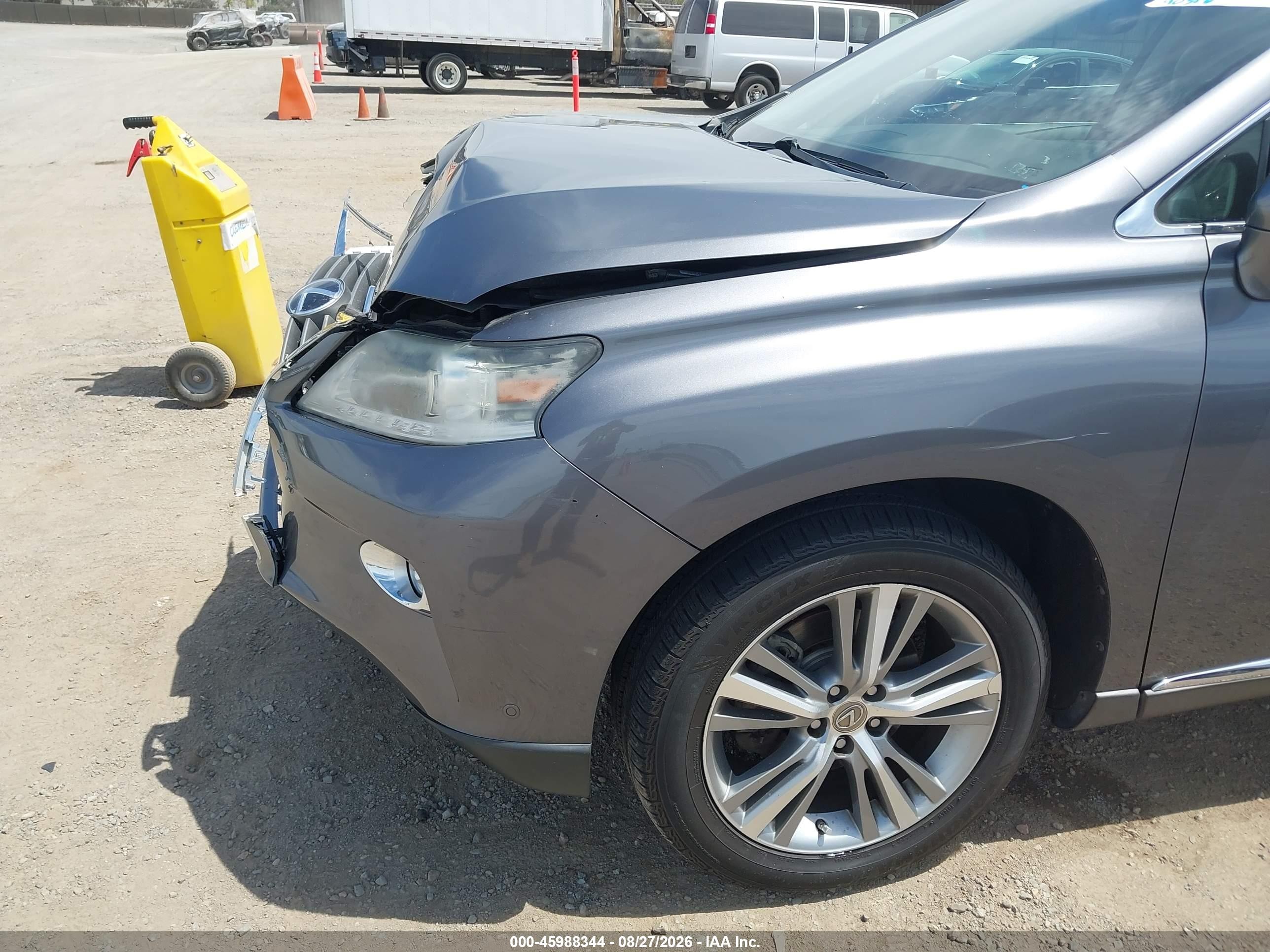 2015 Lexus Rx 350   Gray vin: 2T2BK1BAXFC321584