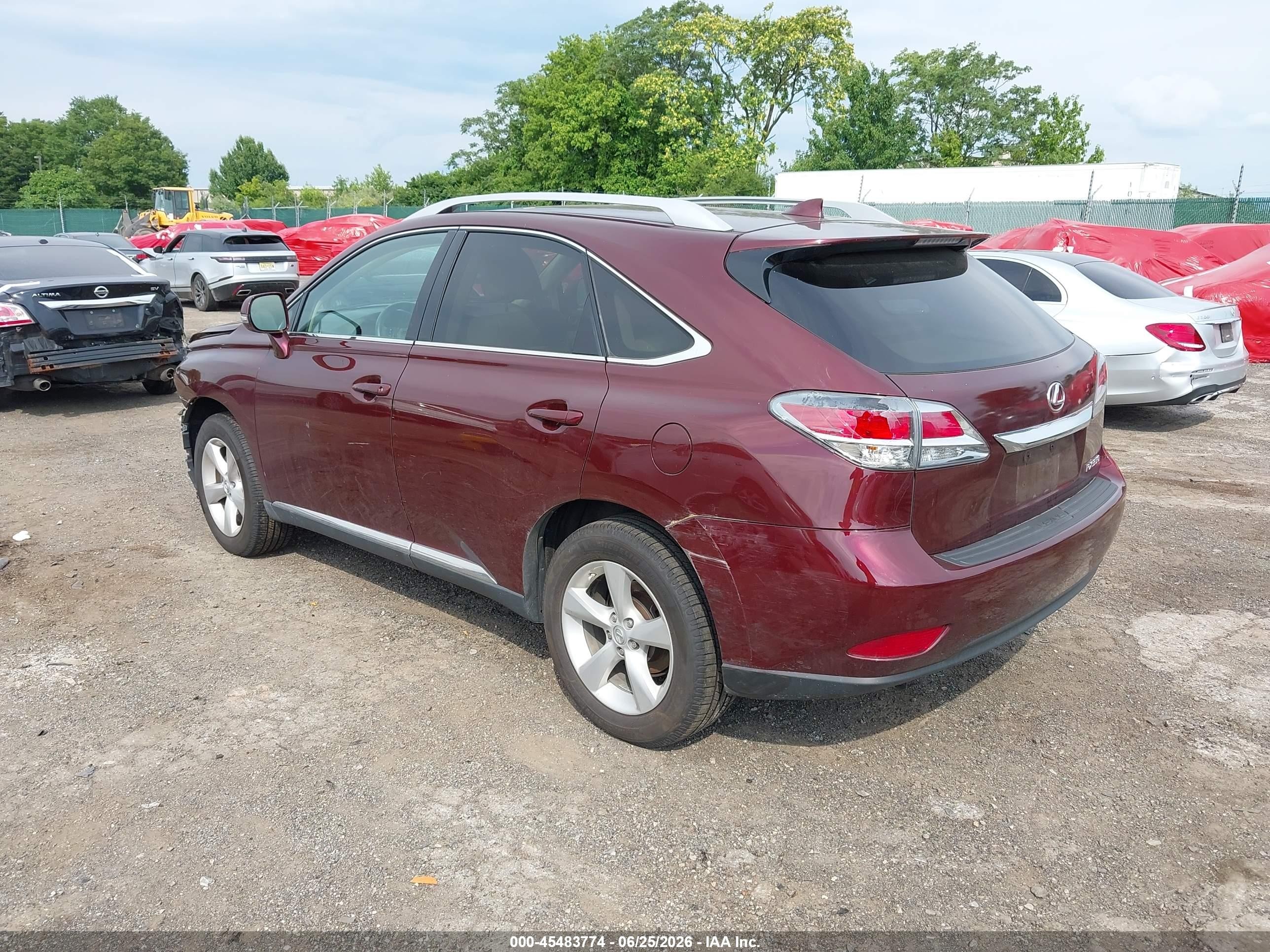2015 Lexus Rx 350   Burgundy vin: 2T2BK1BAXFC324856