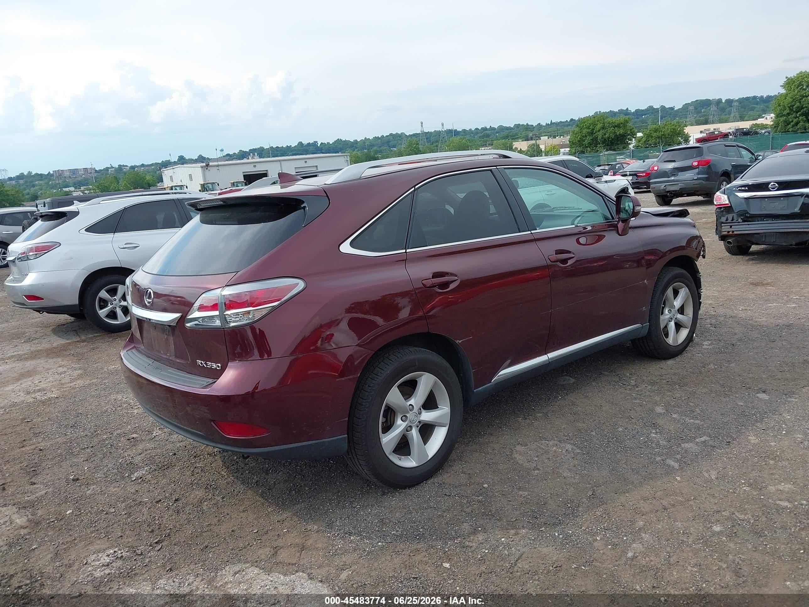 2015 Lexus Rx 350   Burgundy vin: 2T2BK1BAXFC324856