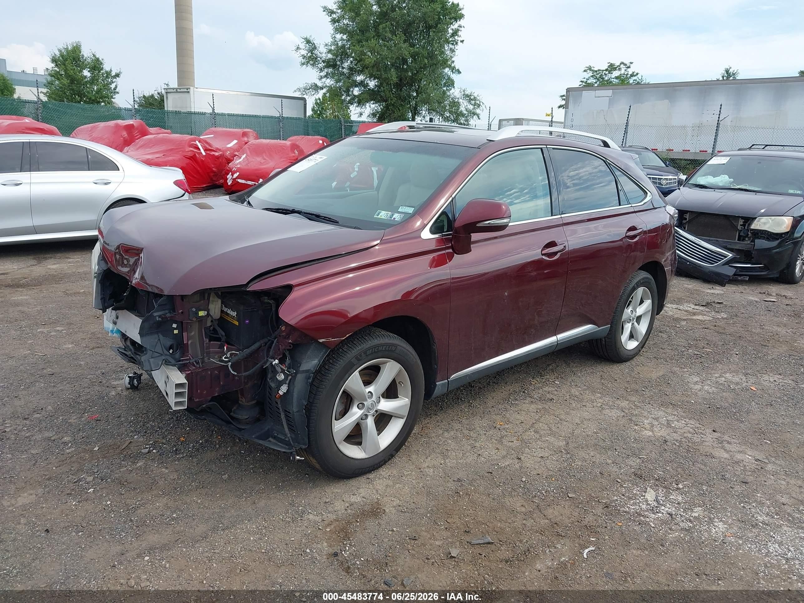 2015 Lexus Rx 350   Burgundy vin: 2T2BK1BAXFC324856