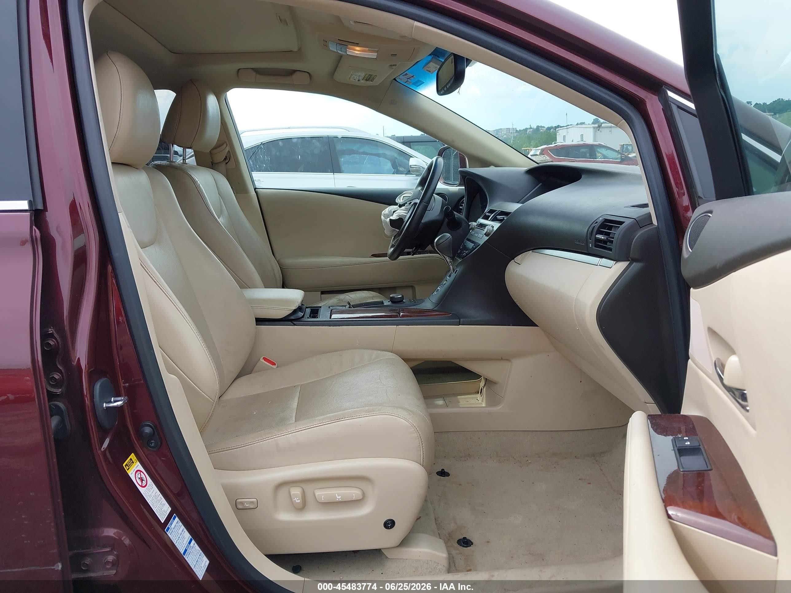 2015 Lexus Rx 350   Burgundy vin: 2T2BK1BAXFC324856