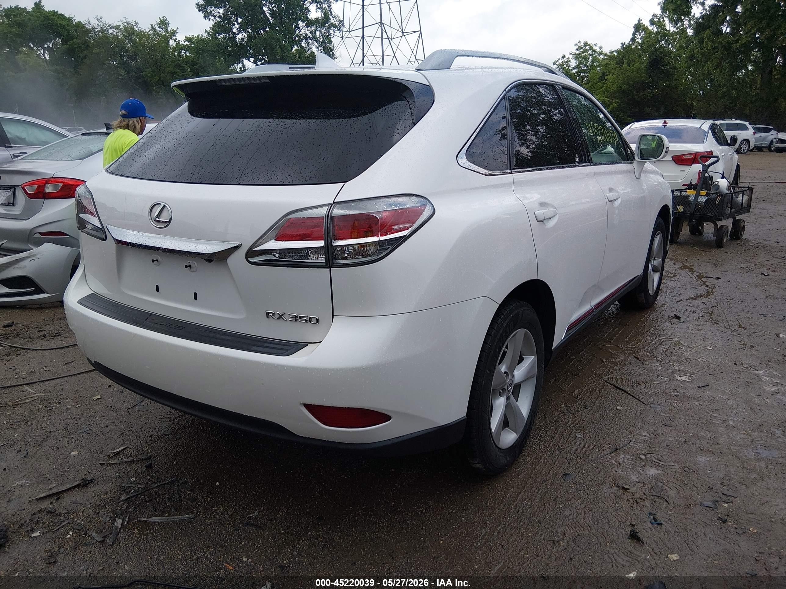 2015 Lexus Rx 350   White vin: 2T2BK1BAXFC338207