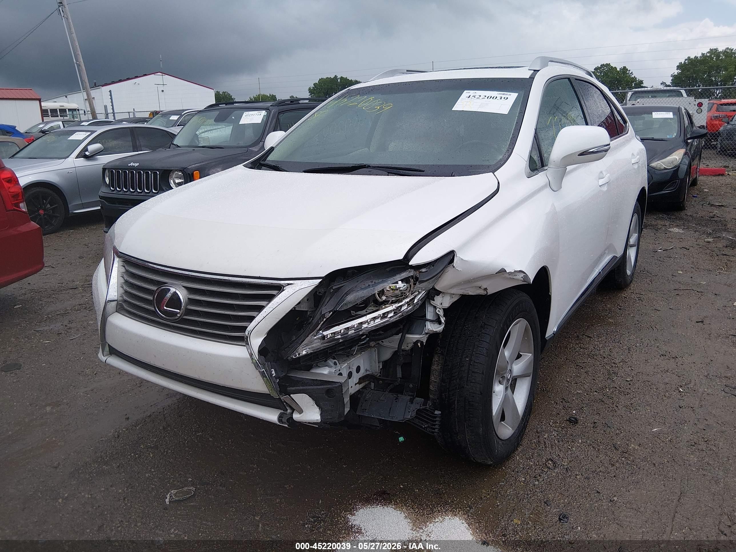 2015 Lexus Rx 350   White vin: 2T2BK1BAXFC338207