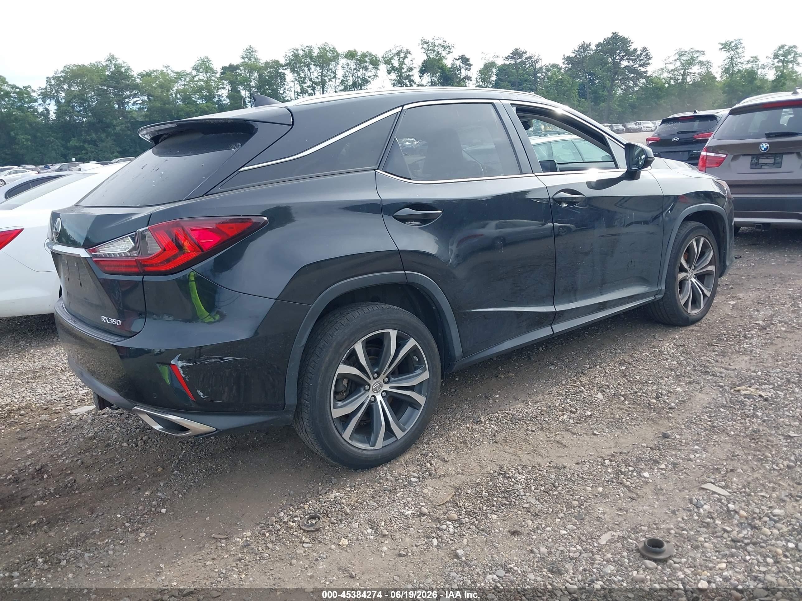 2016 Lexus Rx 350 Black vin: 2T2BZMCA0GC001834